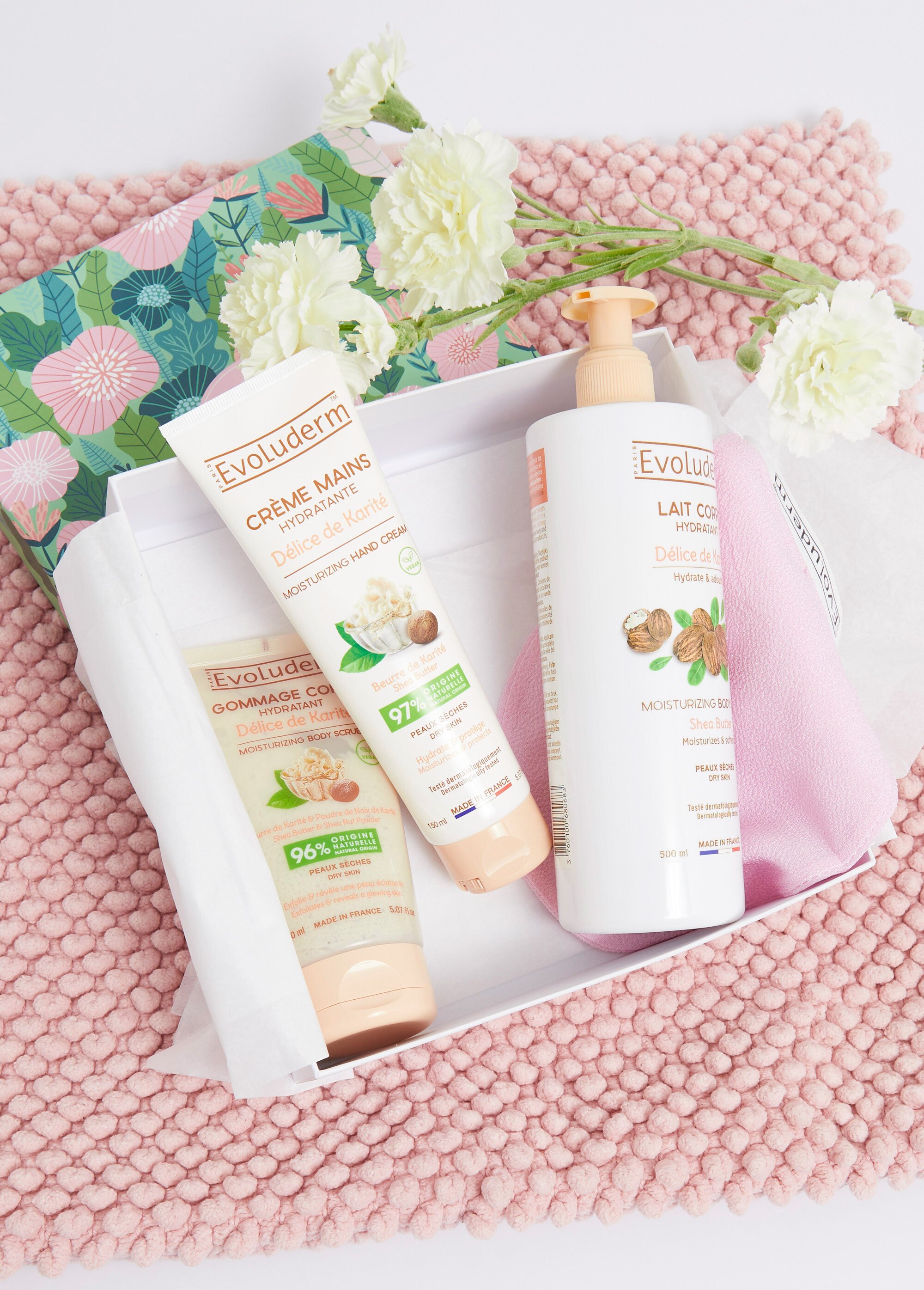 Coffret corps 4 pièces Délice de karité Jaune EVO-BOXJUNGLE3 SI1