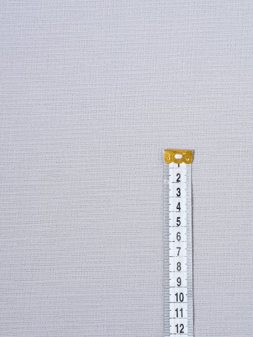 Coupon tissu habillement jersey ligné 3P BLANC COT137230 DE1