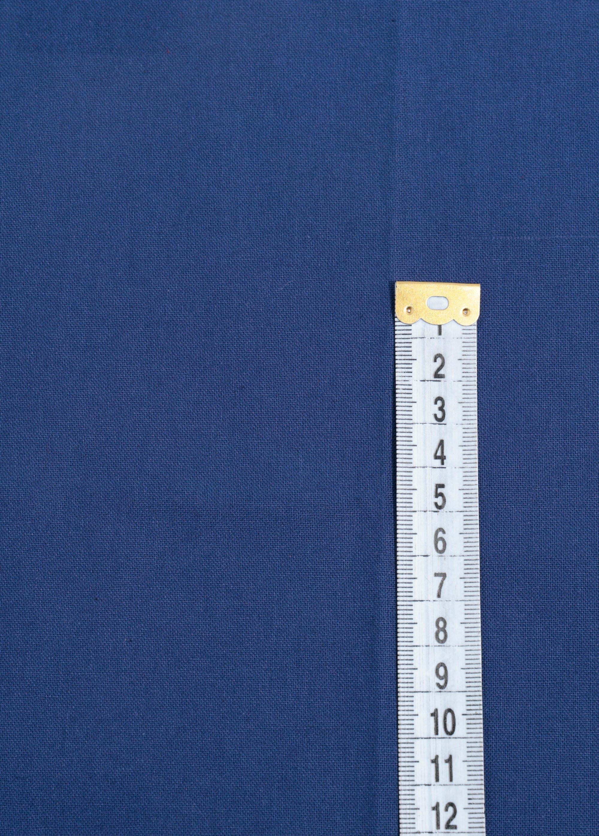 Coupon tissu natté uni pur coton