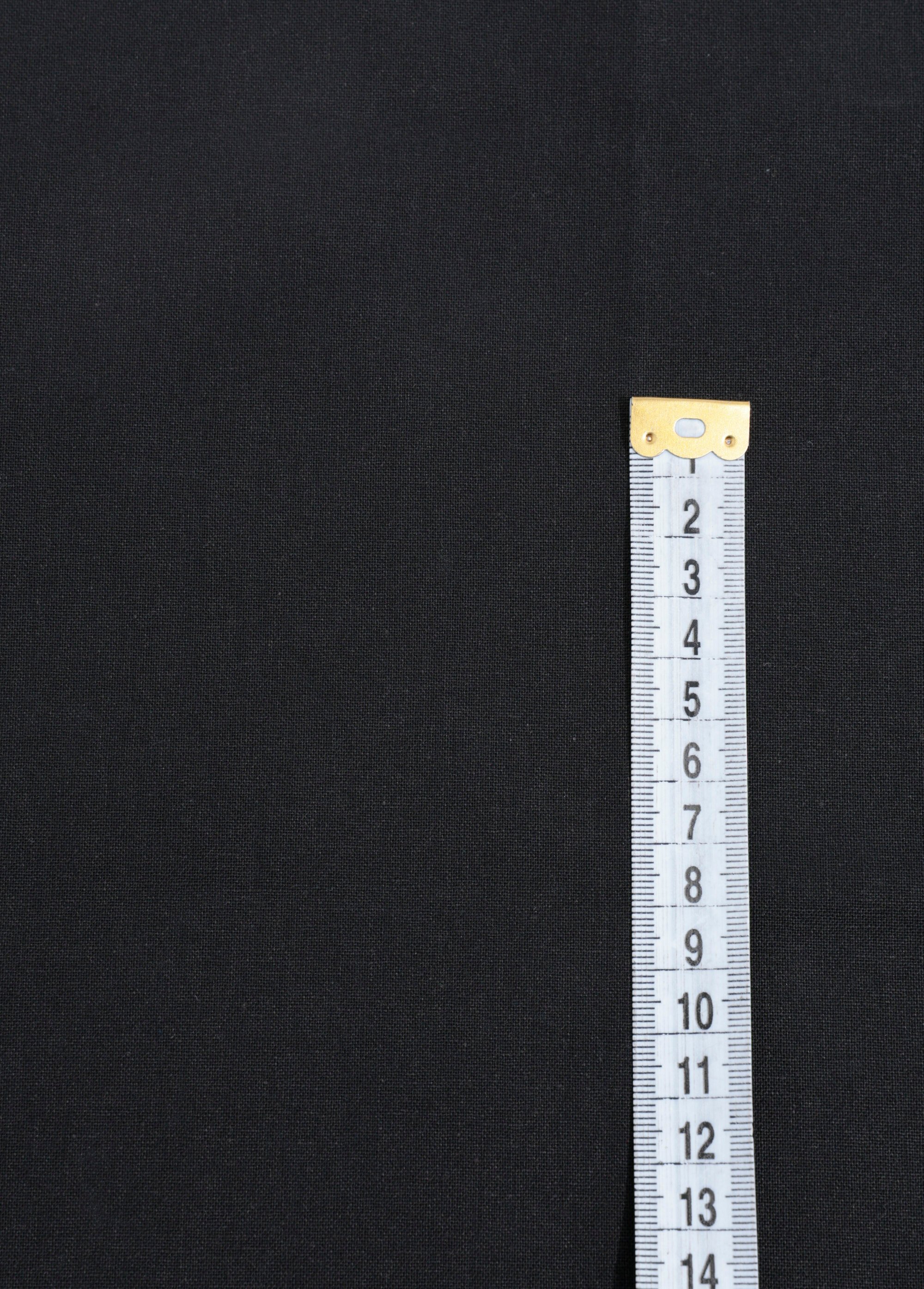 Coupon tissu polyvalent uni 4N 50 x 50cm NOIR COT43917 DE1