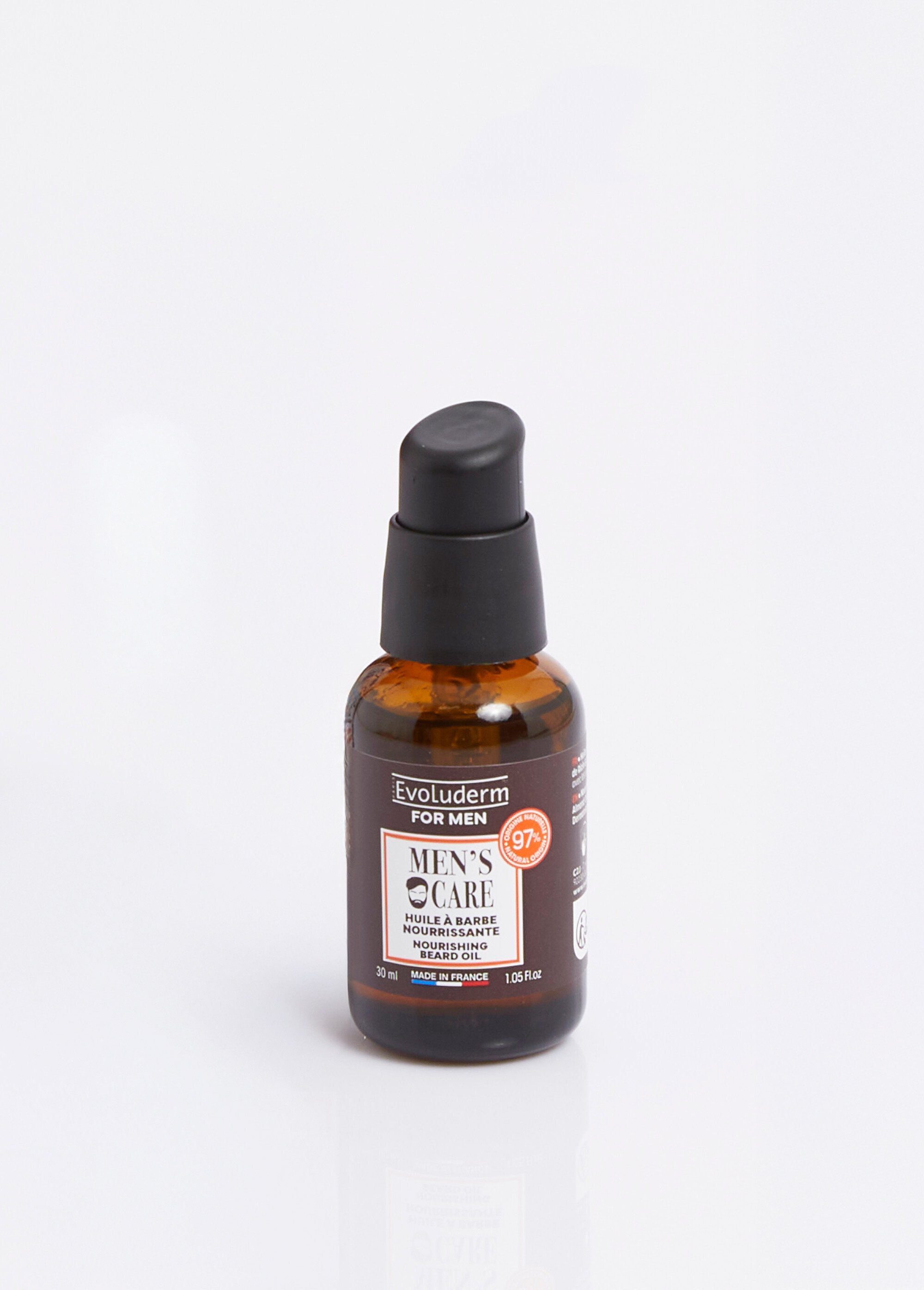 Huile à barbe nourrissante pour homme Marron EVO-23011 FA1