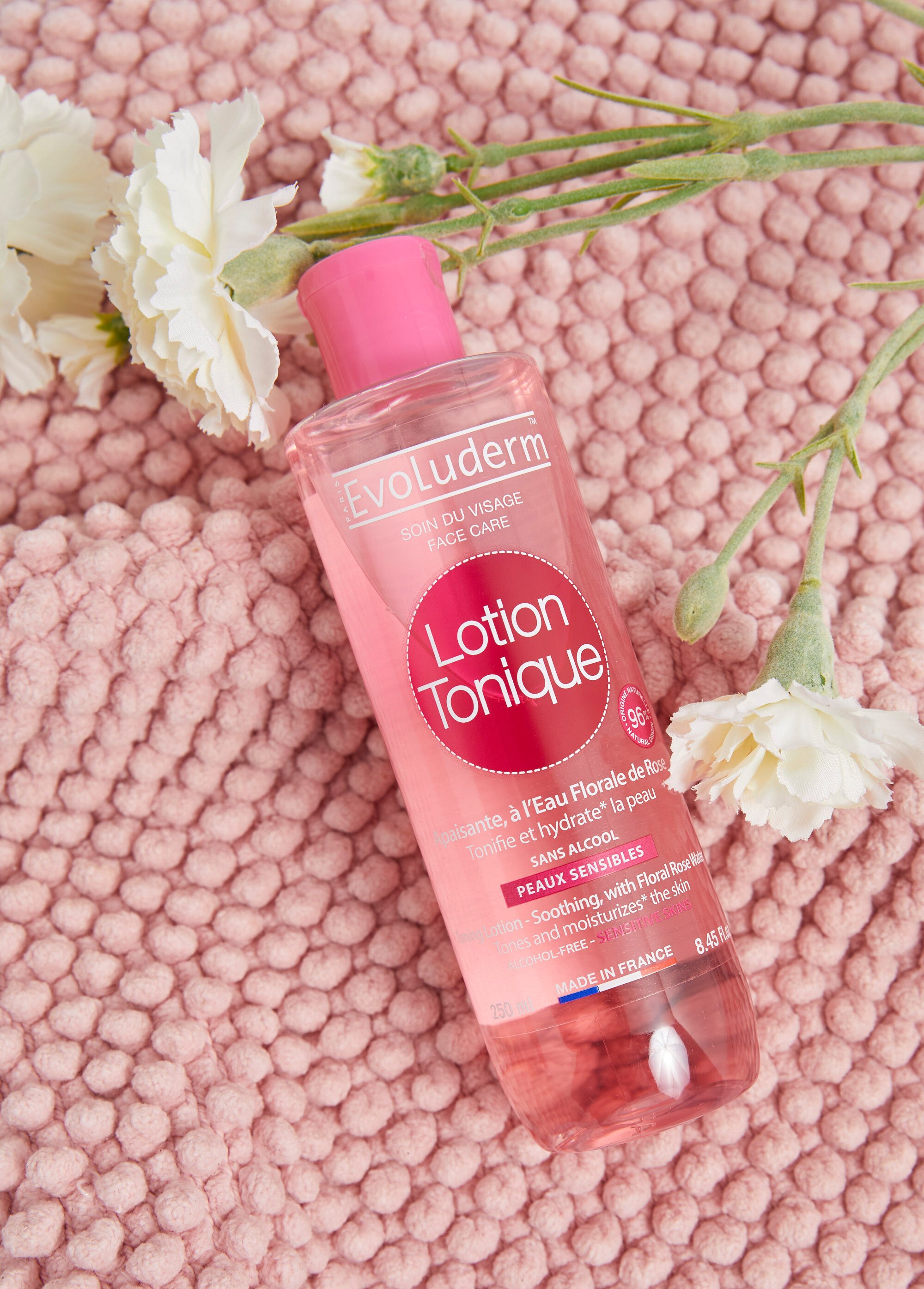 Lotion Tonique apaisante, peaux sensible Blanc EVO-3061 SI1