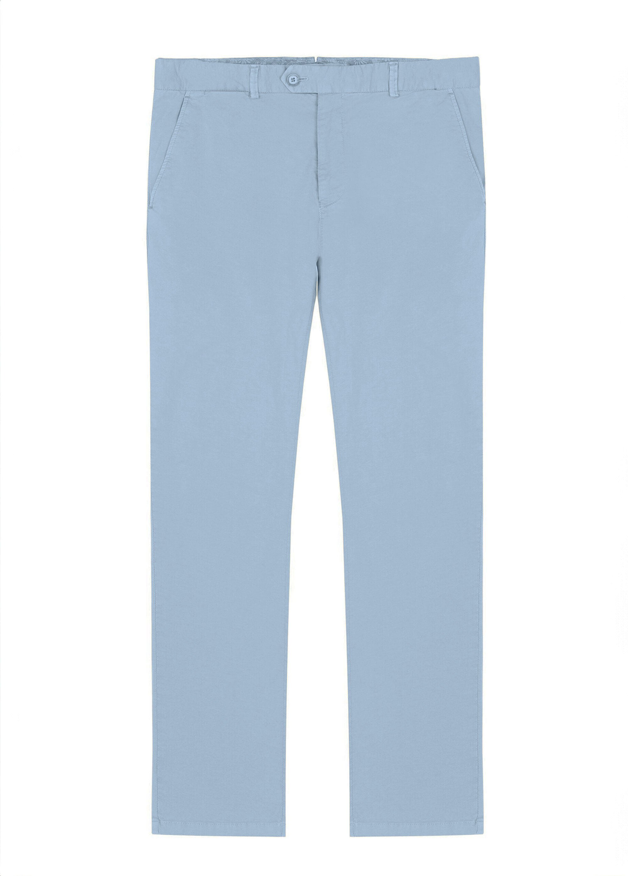 Pantalon chino en toile poches italiennes Homme Bleu MFK-HARVEY AP1