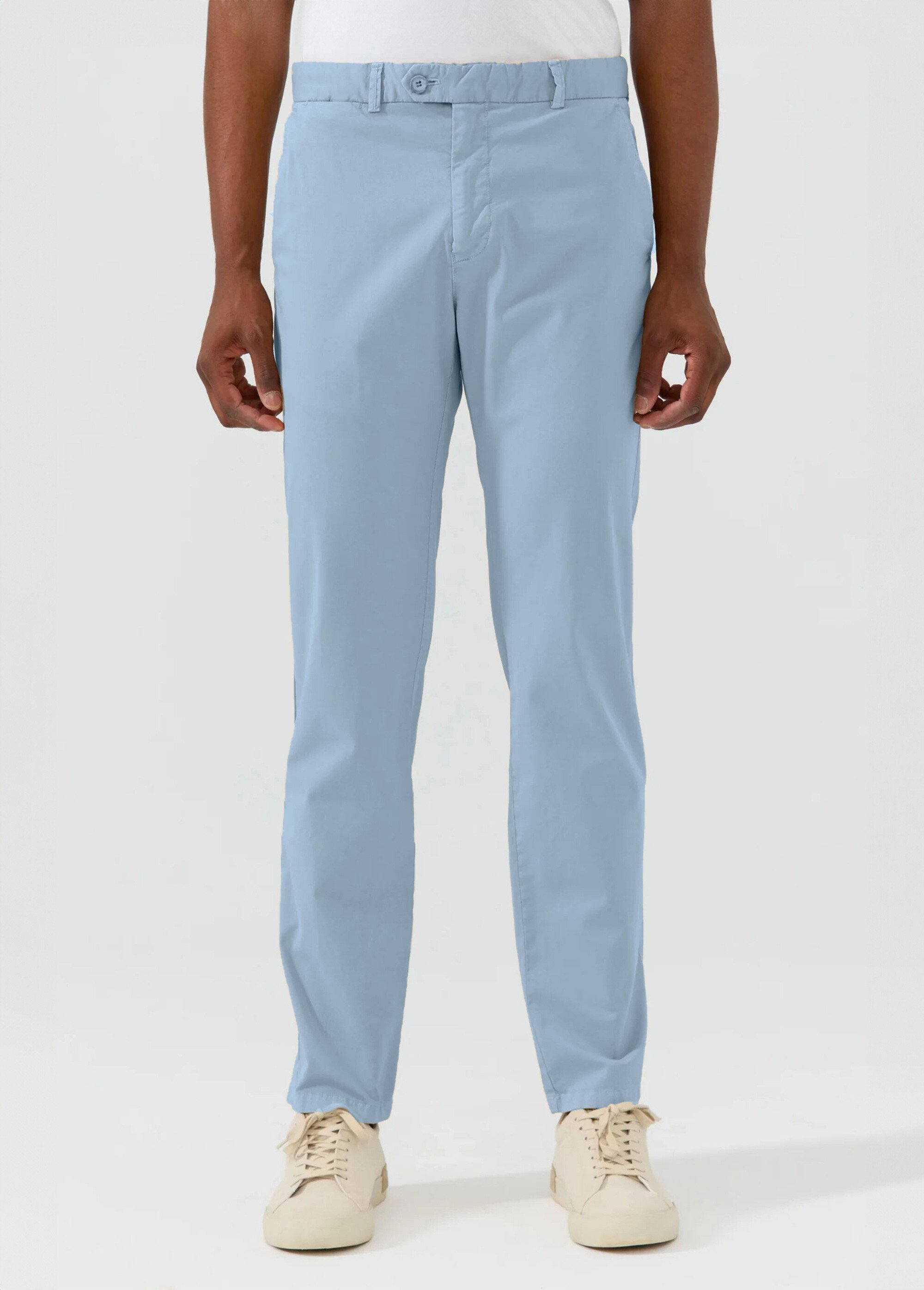 Pantalon chino en toile poches italiennes