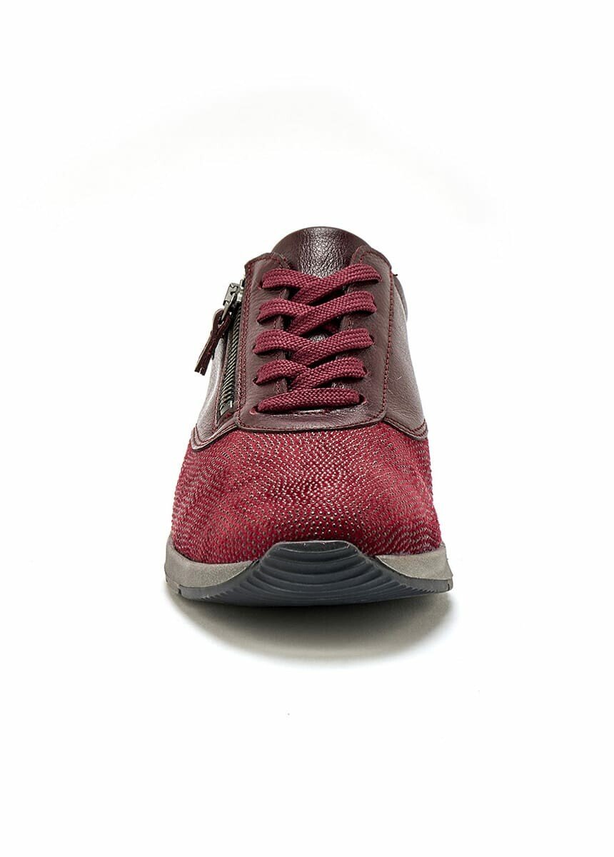 Derbies extensibles pieds sensibles Femme Rouge WABELLA FA2