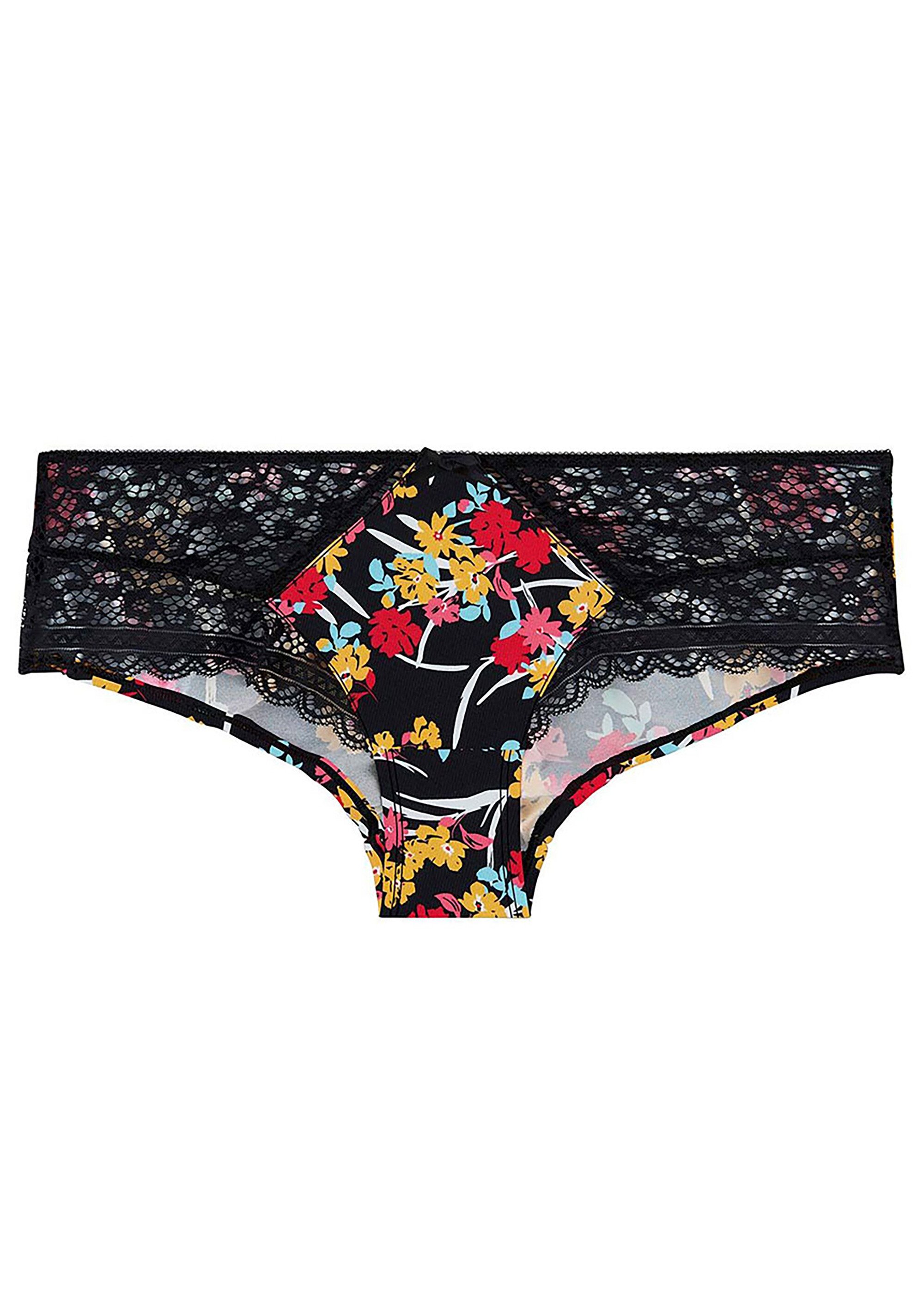 Culotte imprimée noir