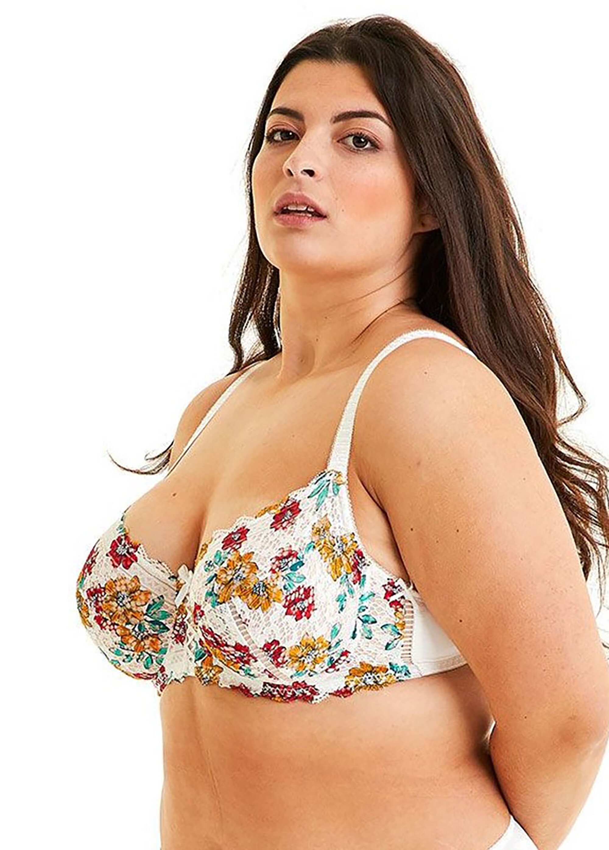 Pomm'Poire® - Soutien-gorge avec armatures Femme Grande Taille BLEU WELENA DR1