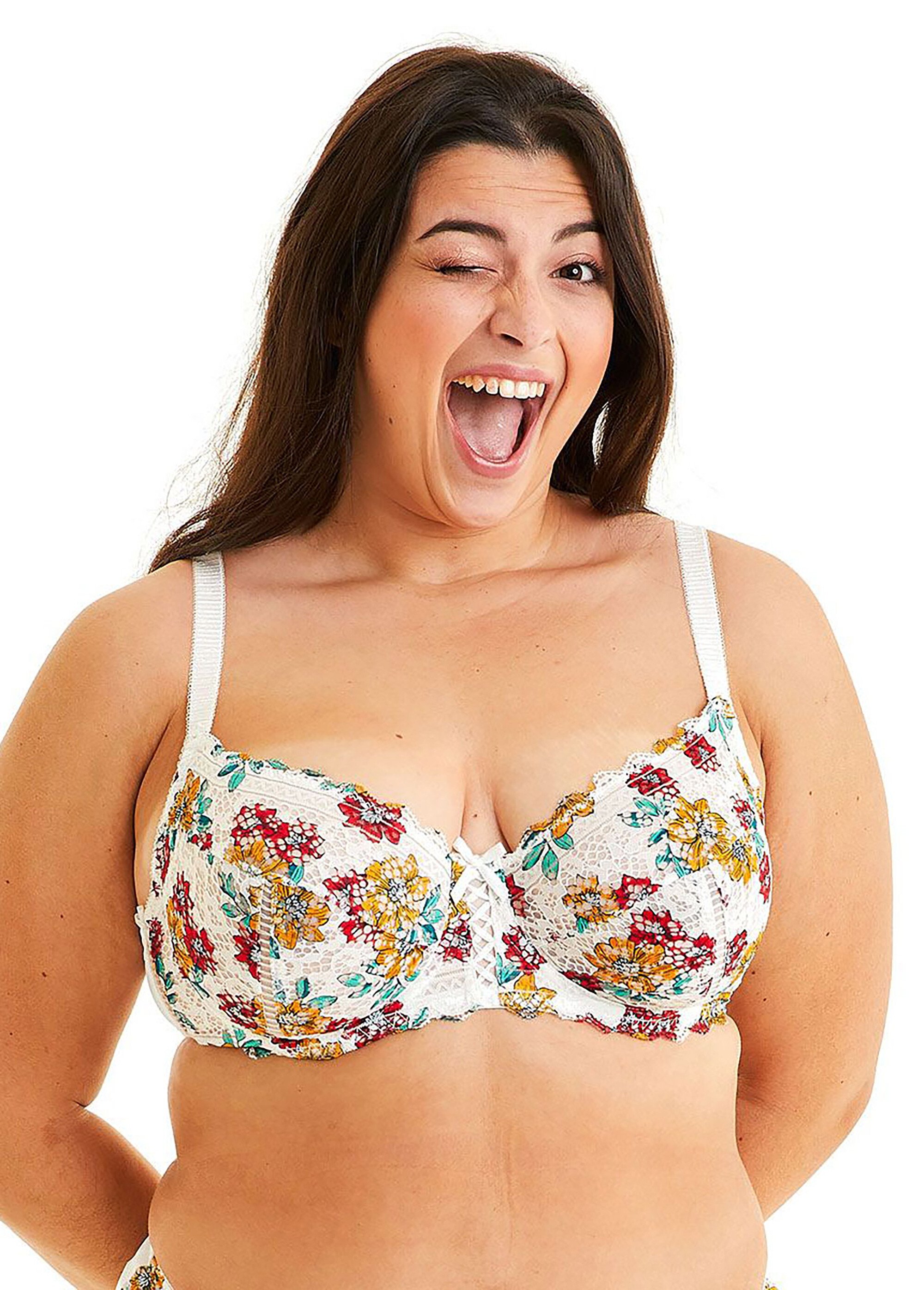 Pomm'Poire® - Soutien-gorge avec armatures Femme Grande Taille BLEU WELENA SF1