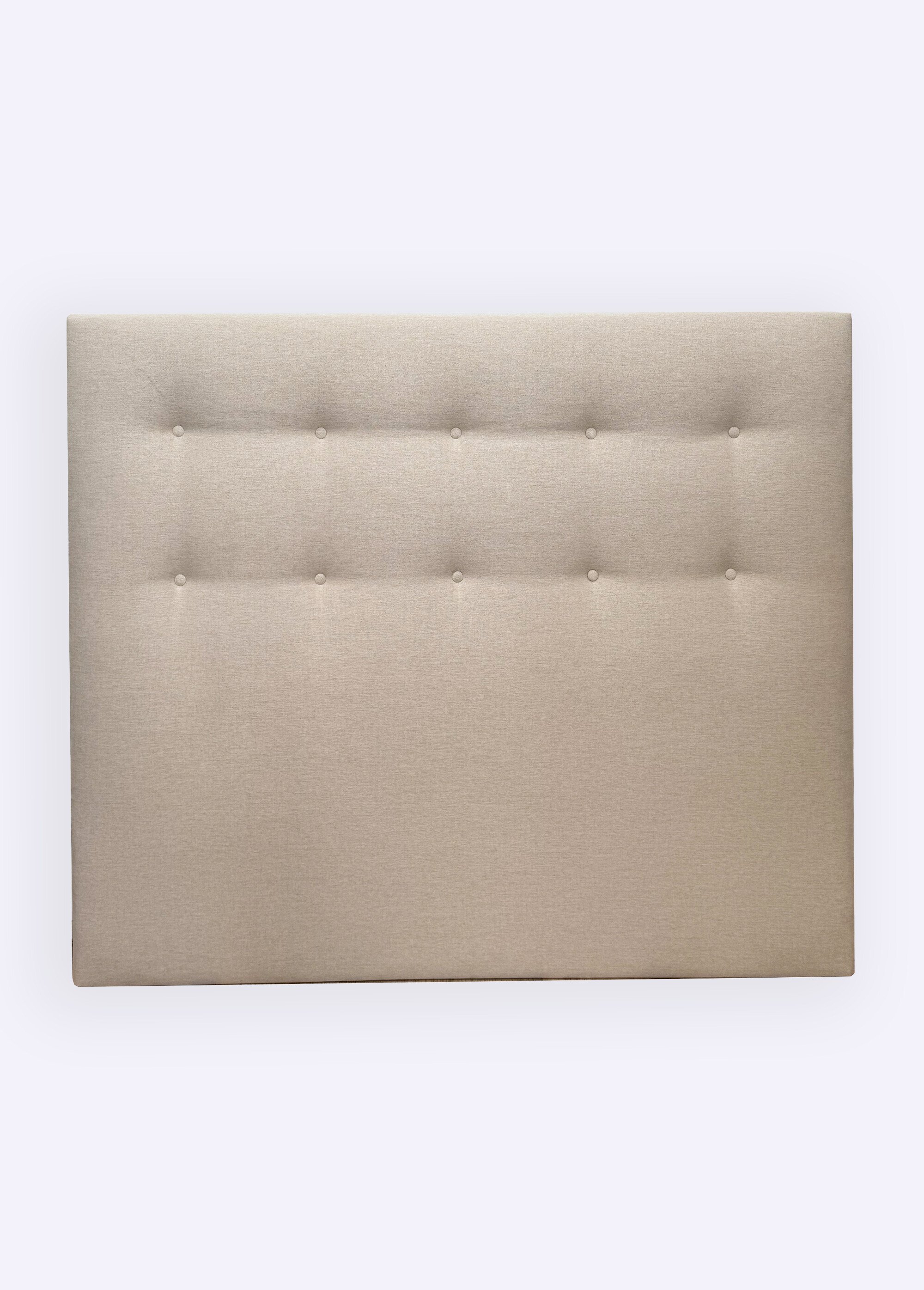 Tête de lit en tissu finition capitonnée