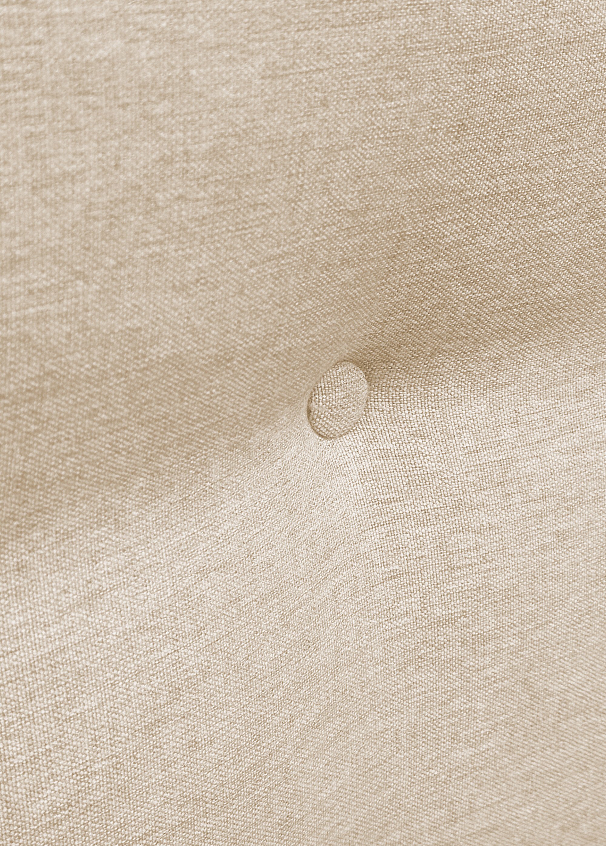 Tête de lit en tissu finition capitonnée BEIGE JAC-TULIPE DE2