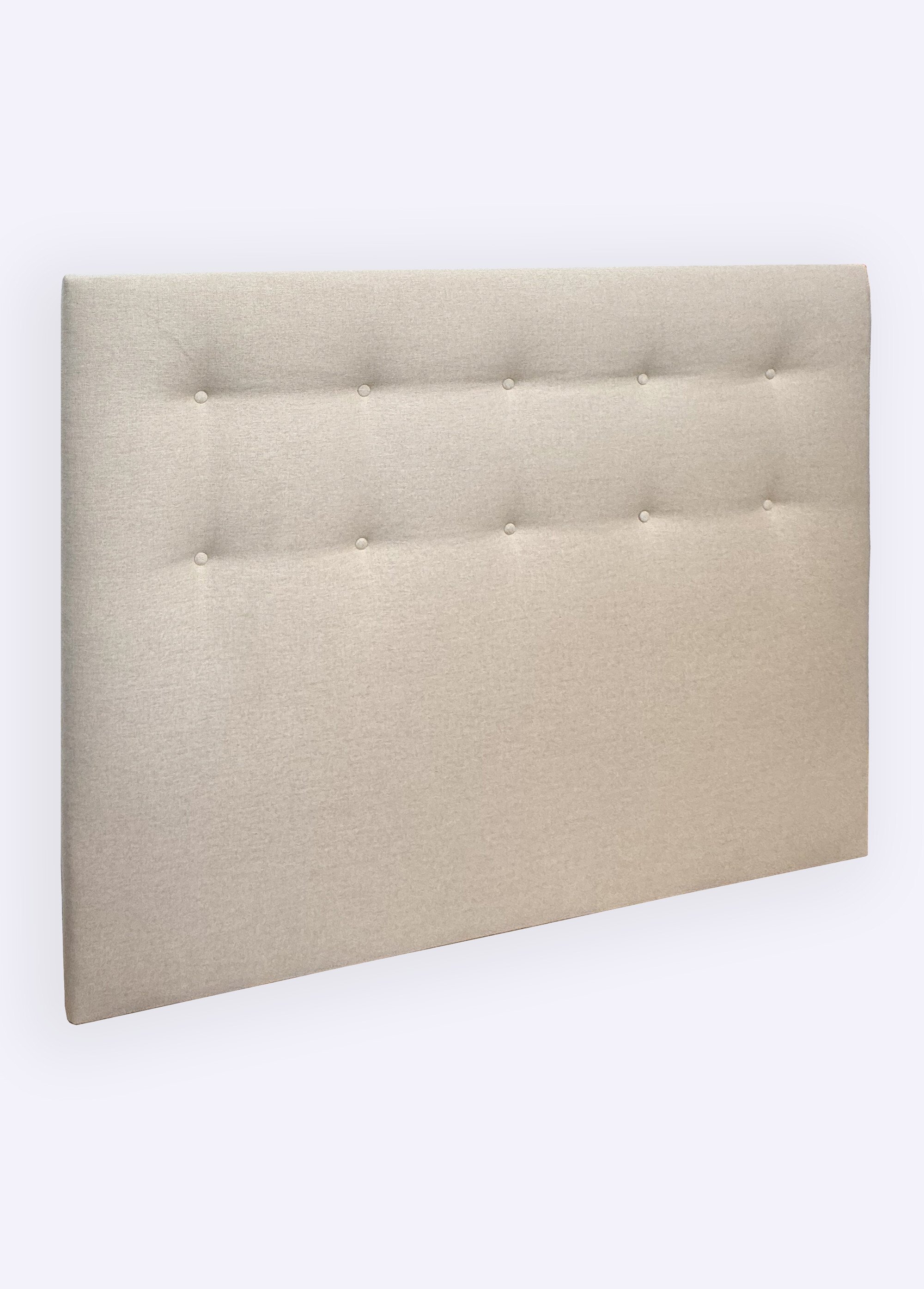 Tête de lit en tissu finition capitonnée