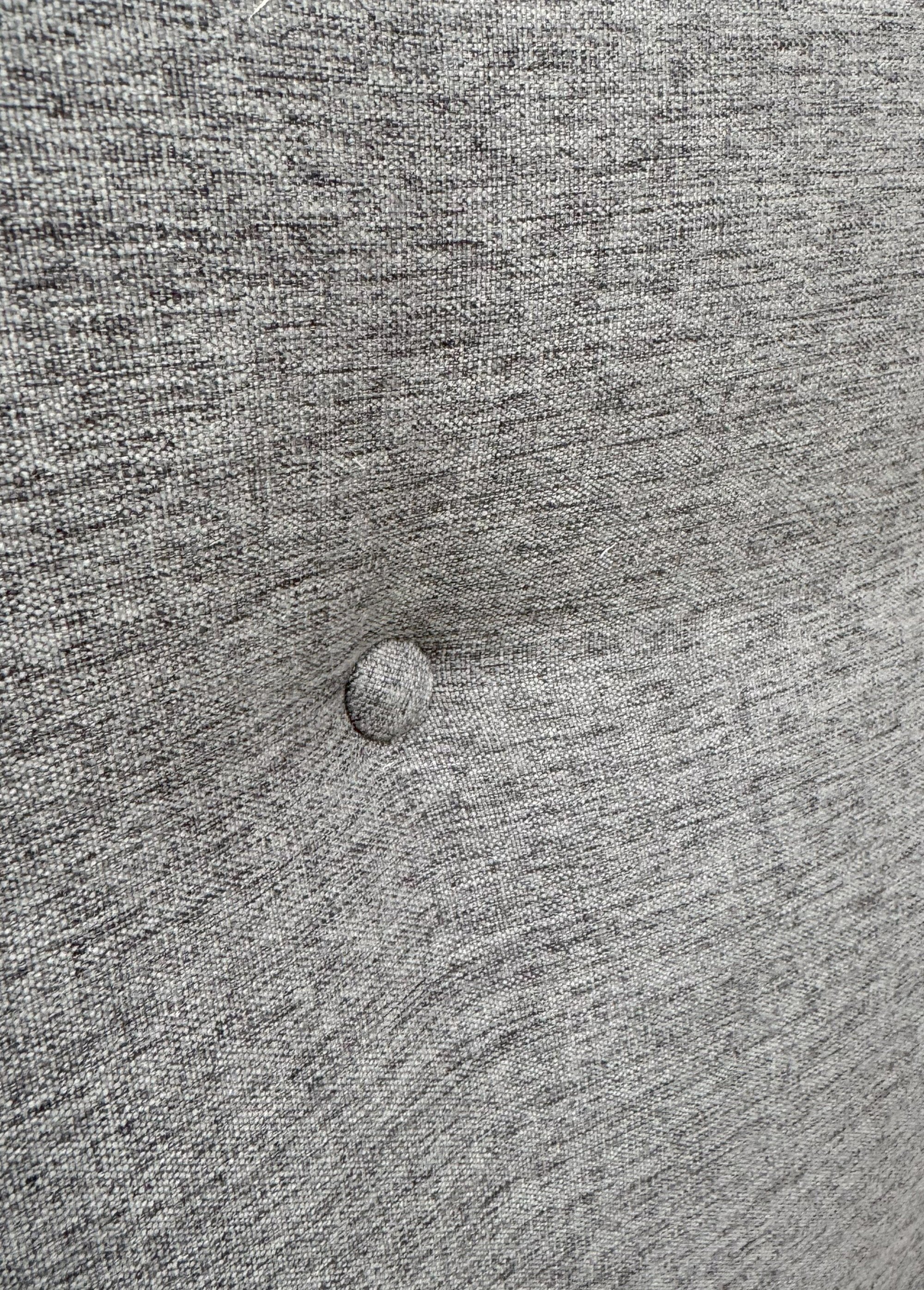 Tête de lit en tissu finition capitonnée GRIS JAC-TULIPE DE2