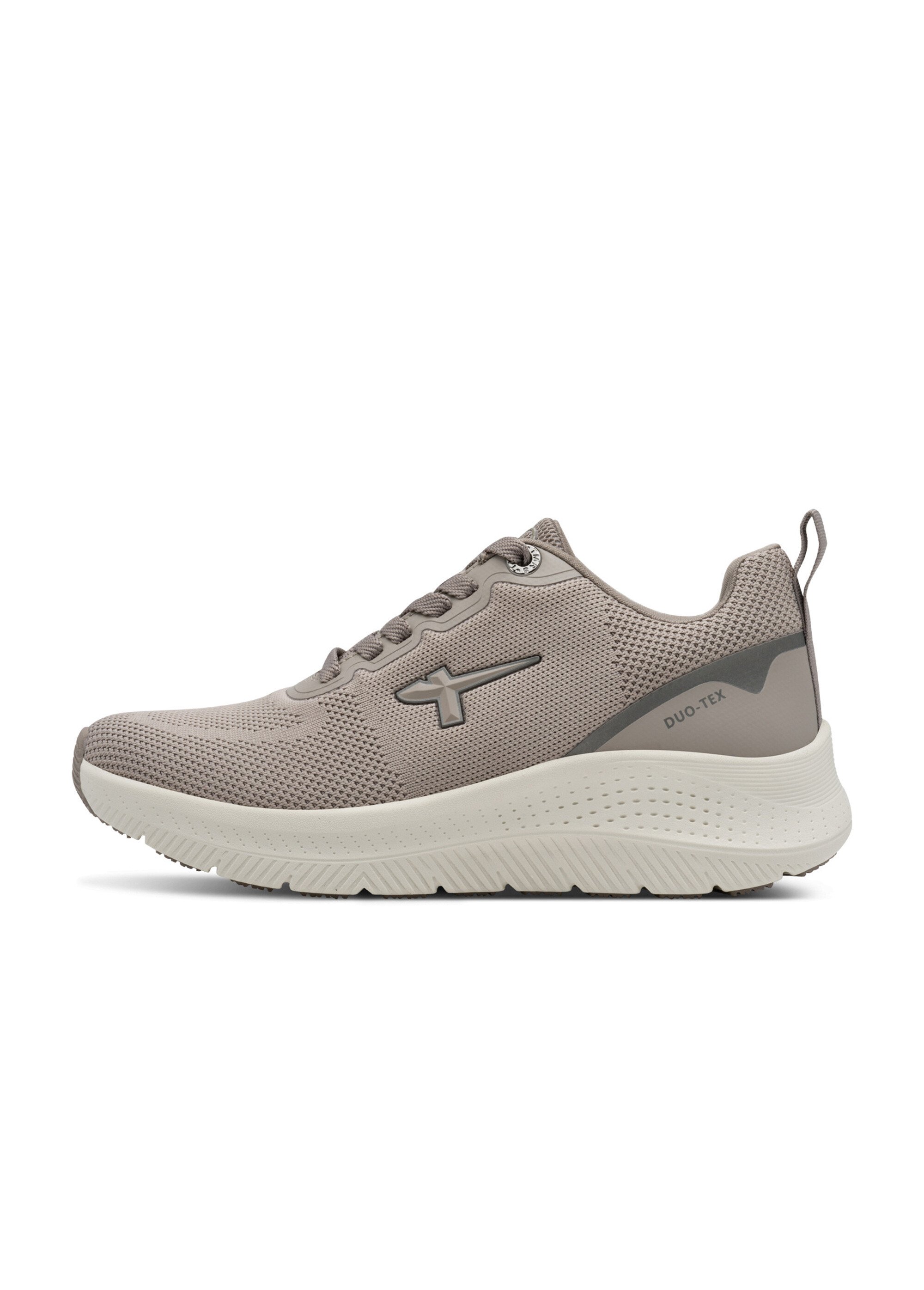 Baskets compensées en mesh look sportif Femme Marron TAM88372845 GA1