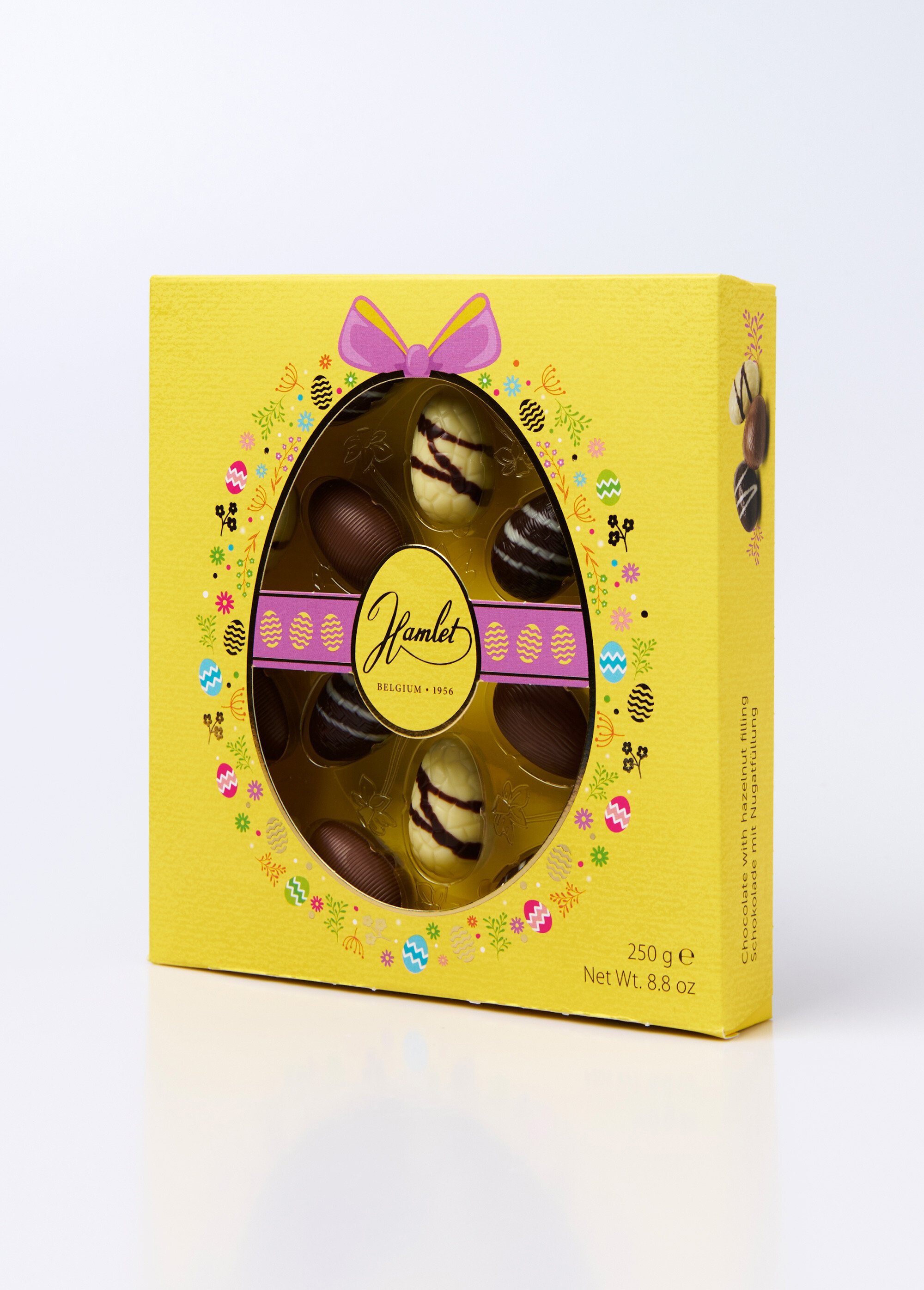 Coffret cadeau œufs en chocolat assortis