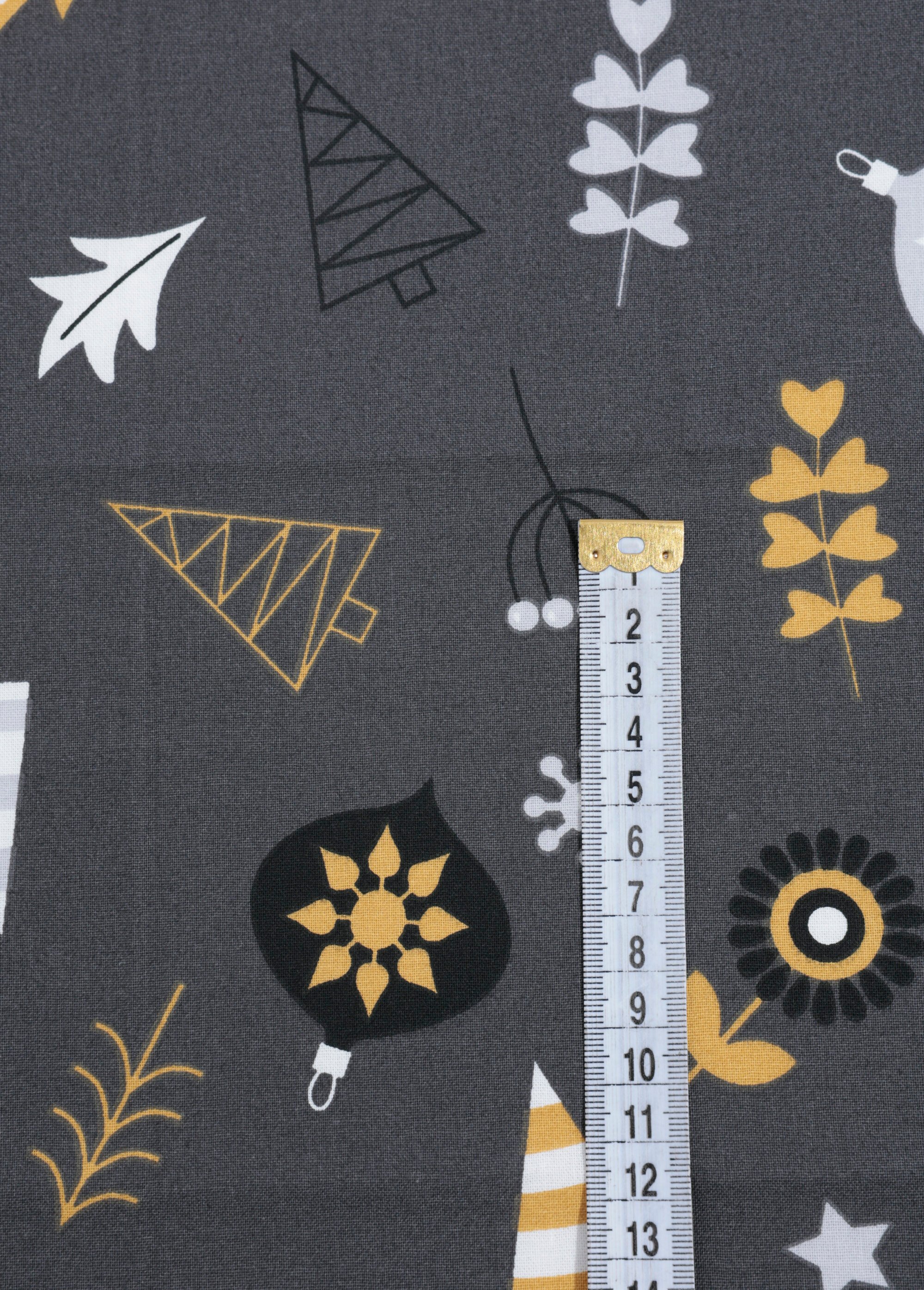 Coupon tissu déco thème Noël