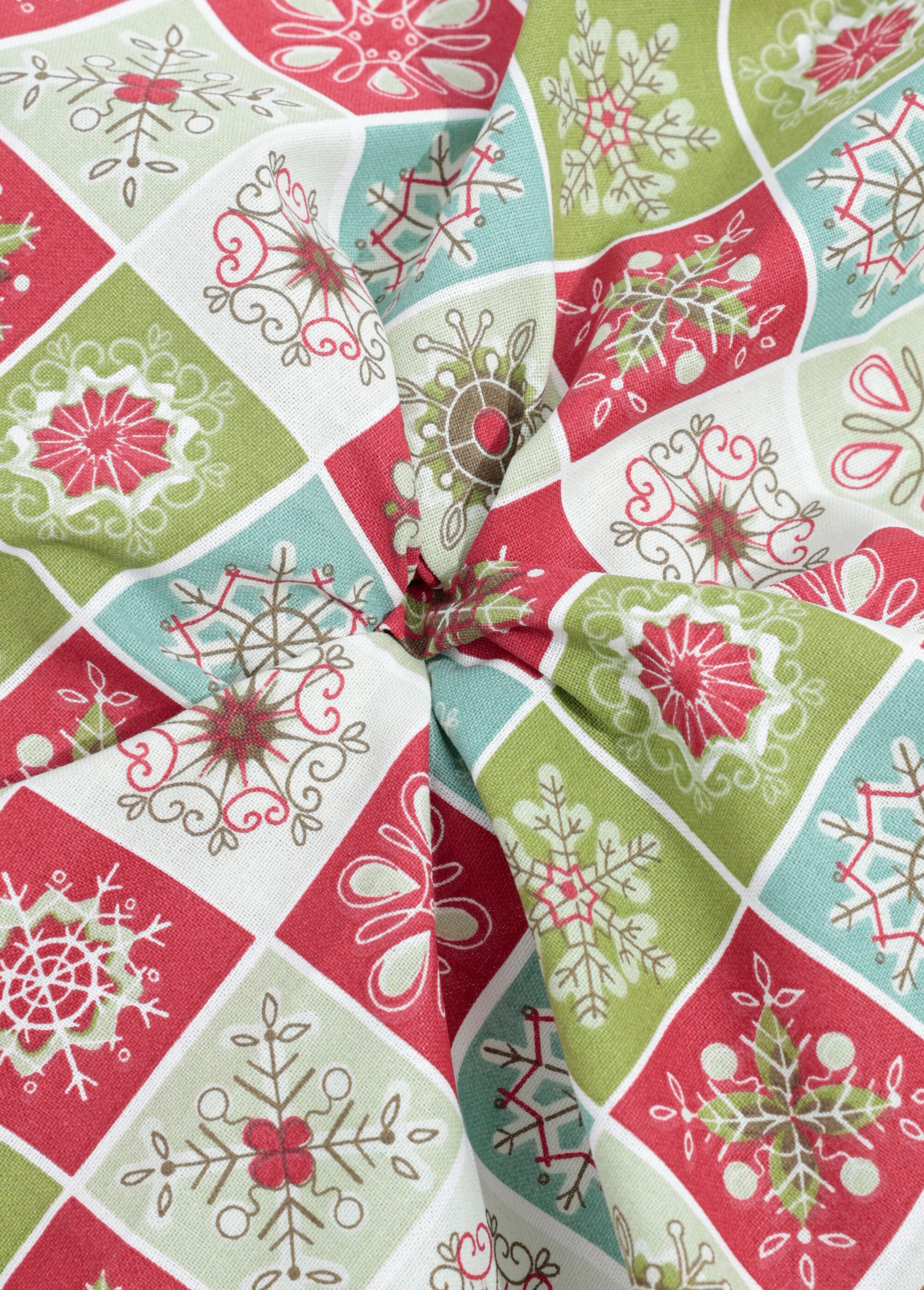 Coupon tissu déco thème Noël