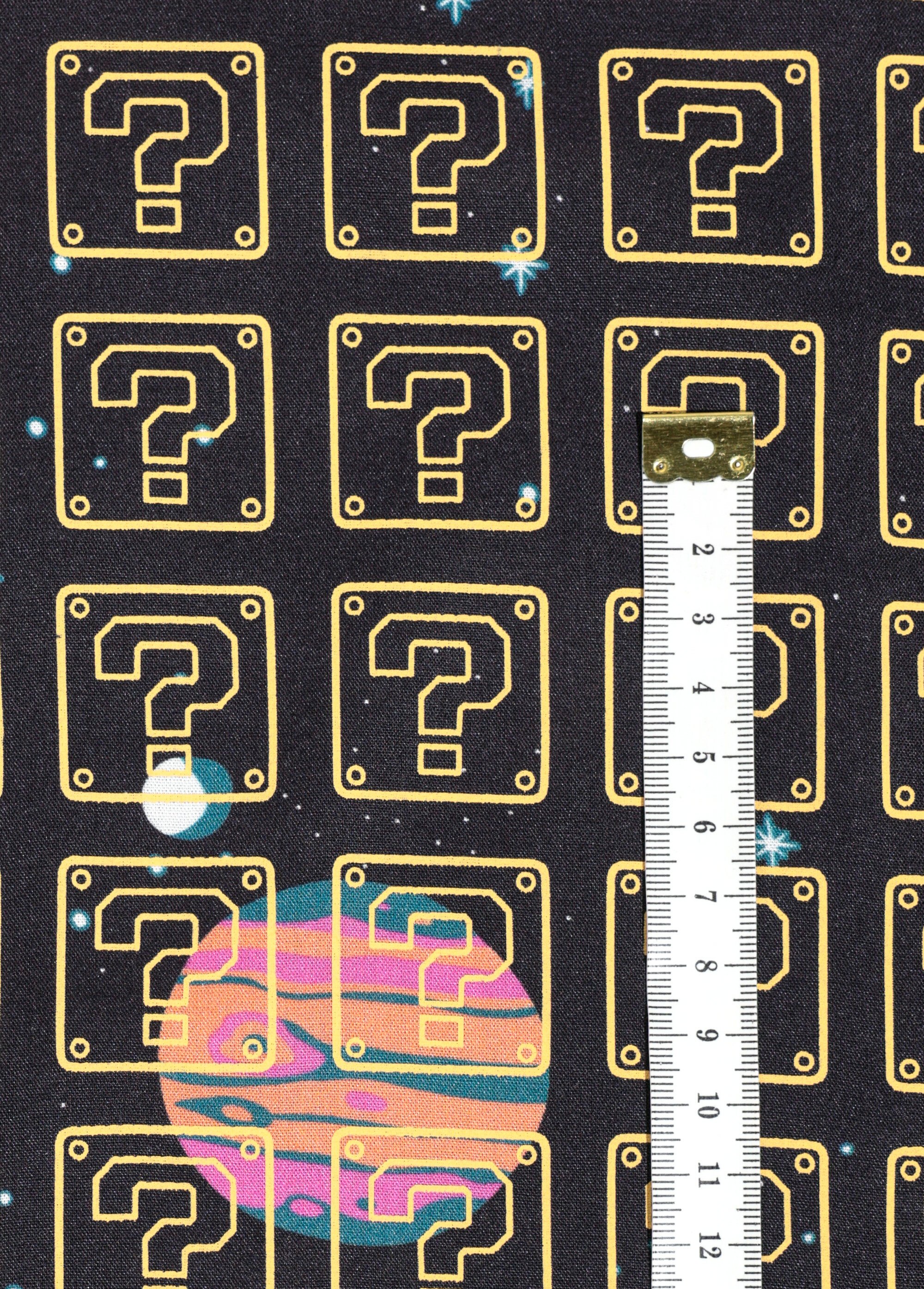 Coupon tissu habillement, Aliens 4J MARRON COT112637 DE1