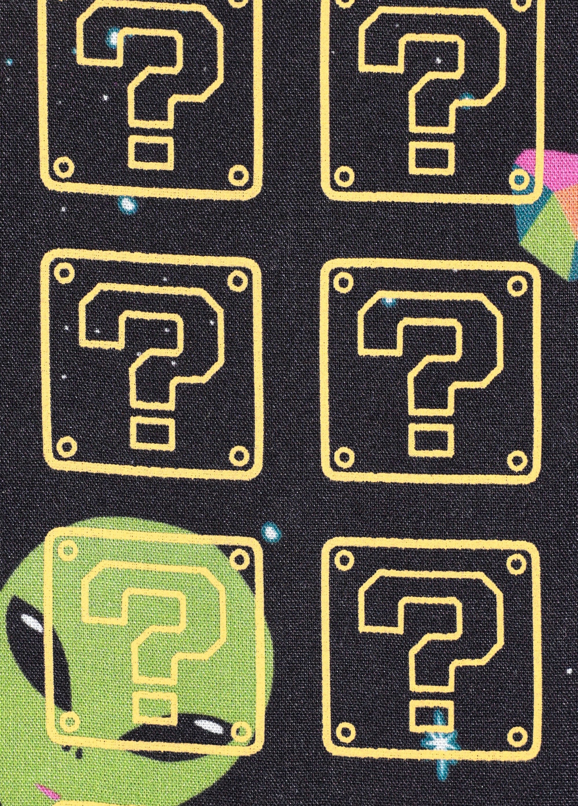 Coupon tissu habillement, Aliens 4J MARRON COT112637 DE2