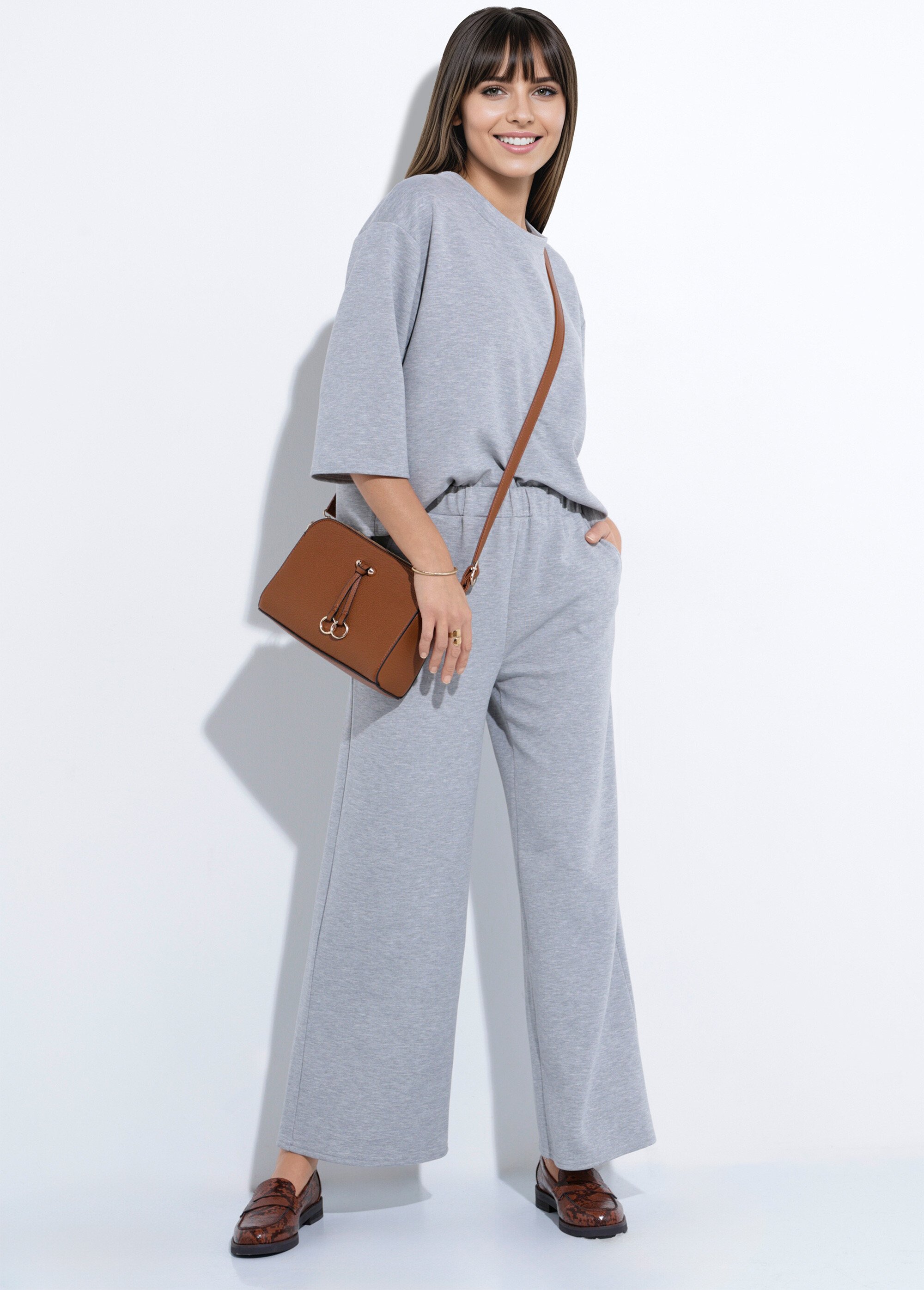 Pantalon coupe confort maille souple