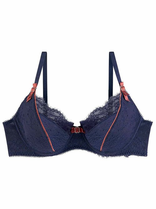 Soutien-gorge Femme Grande Taille Bleu WACUBA DE1