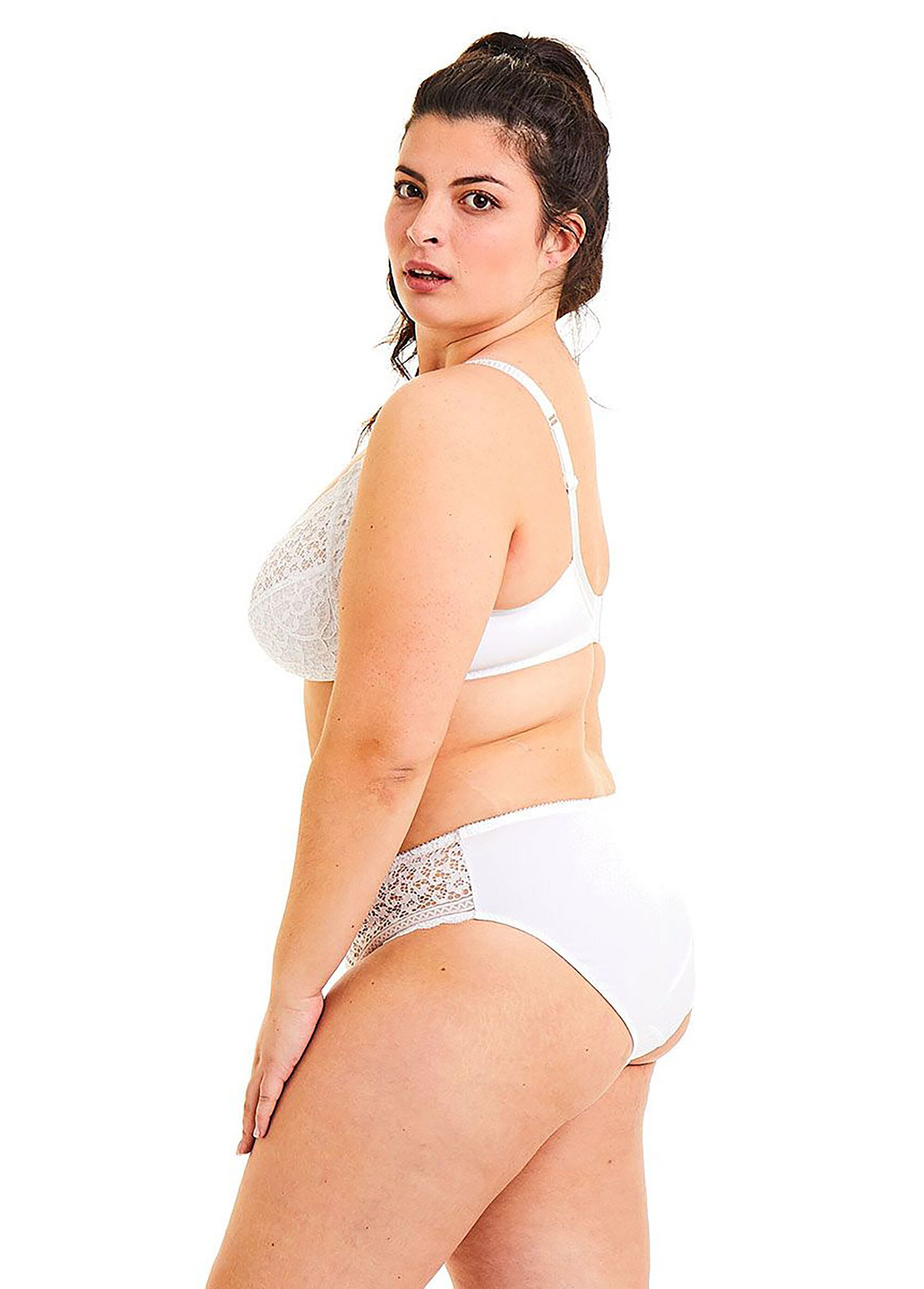Soutien-gorge sans armatures Femme Grande Taille Blanc WELENAH DR1