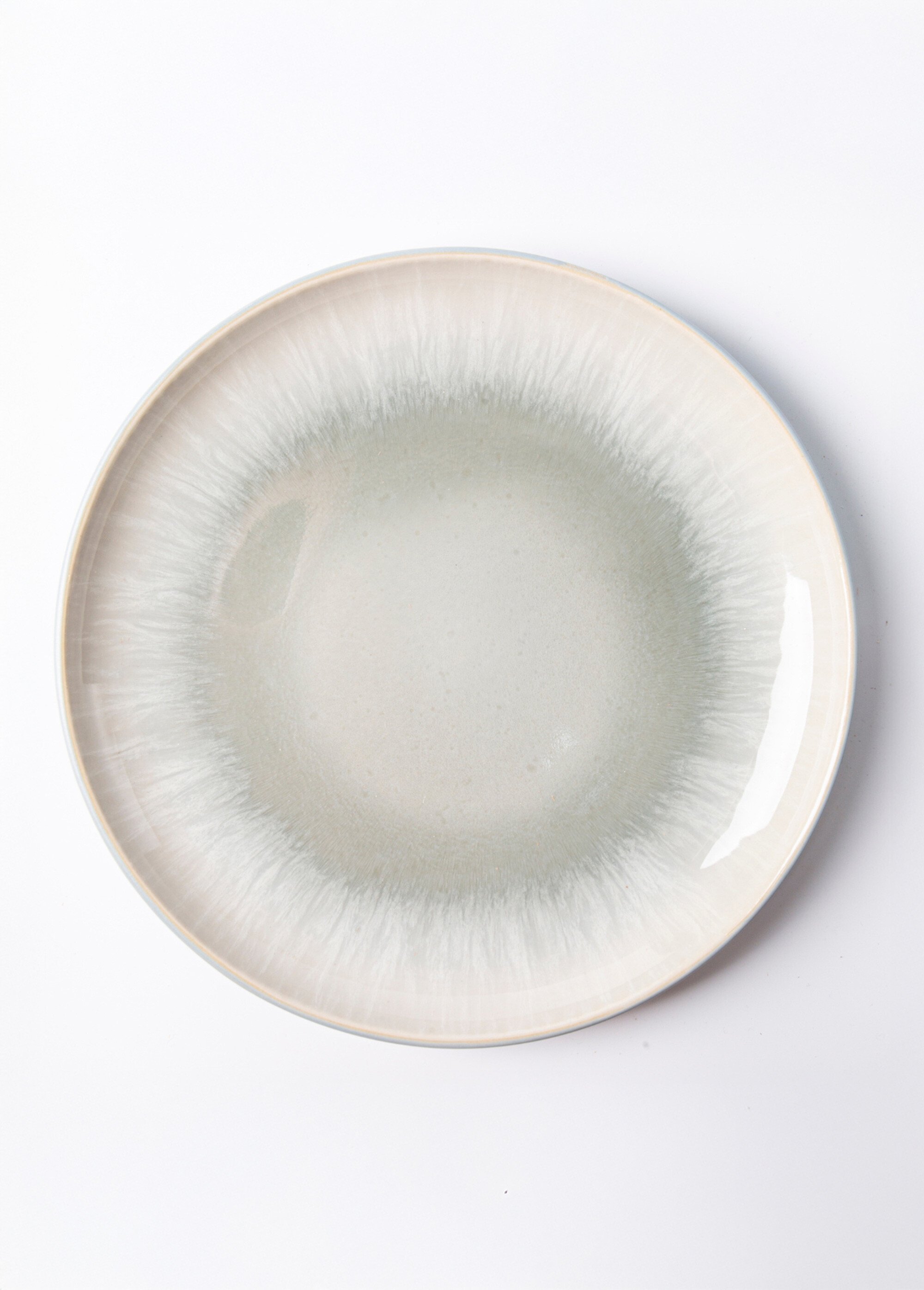 Service de table en grès émaillé 12 pièces, Iris 1 Bleu 9210651 OV2