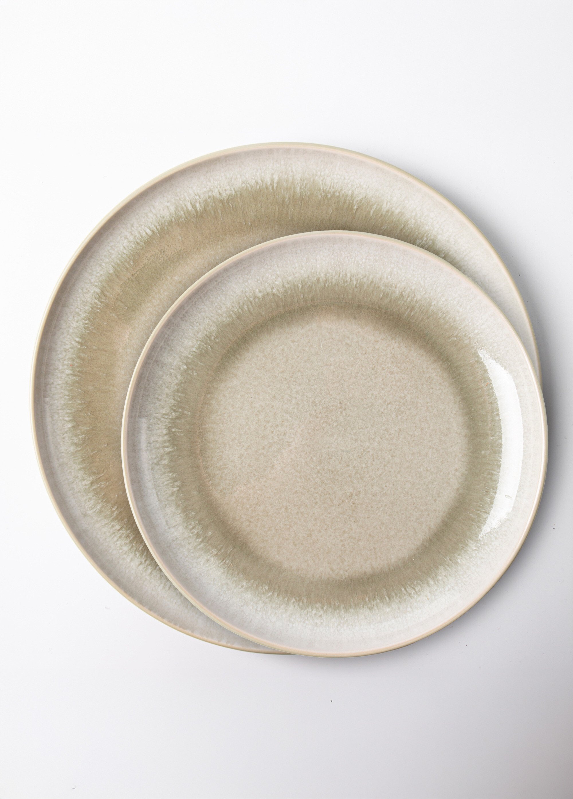 Service de table grès 12 pièces, Iris 3 Vert 9210751 FA1