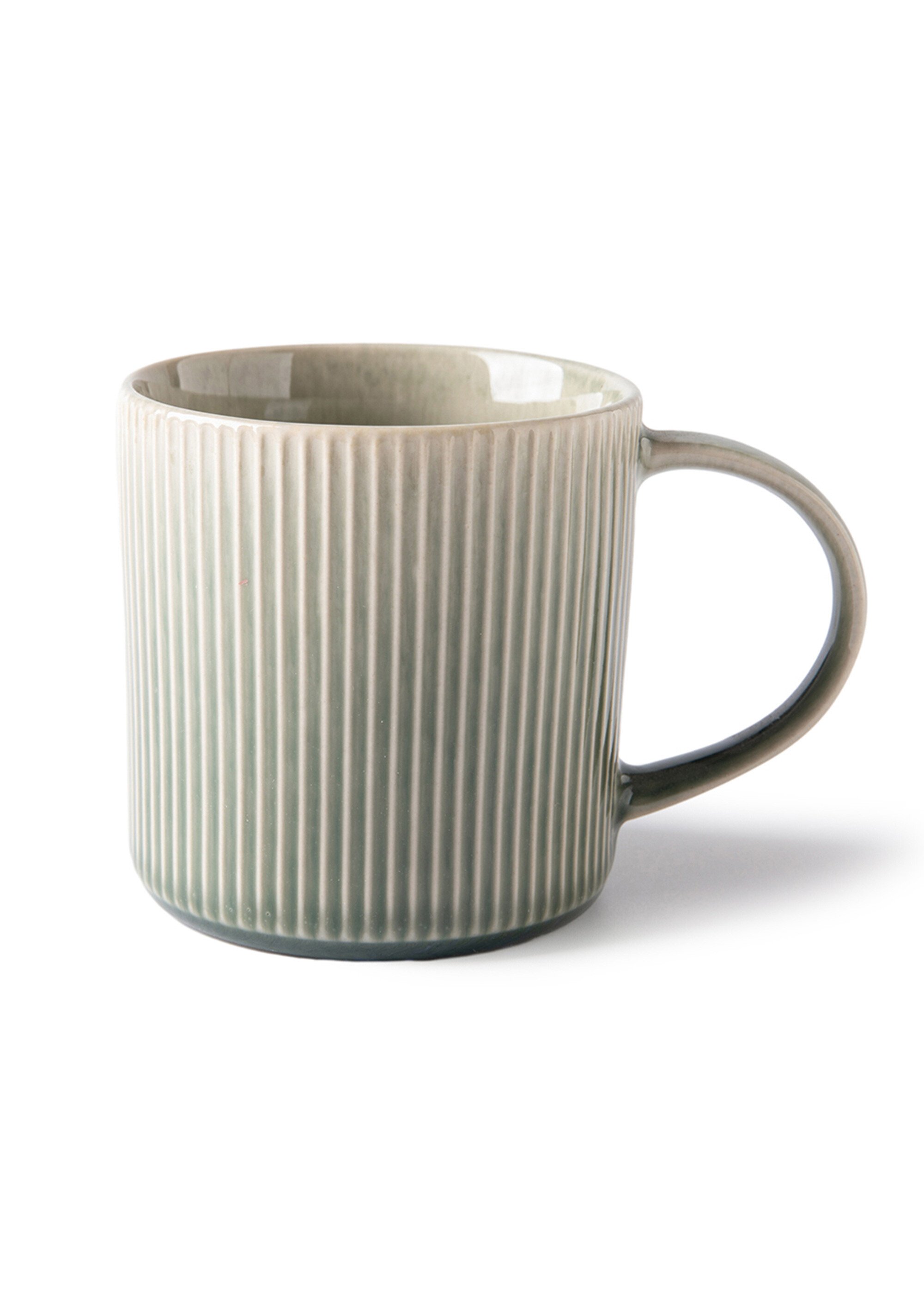 Set de 2 mugs en grès émaillé, Jade Vert 9210505 DE1