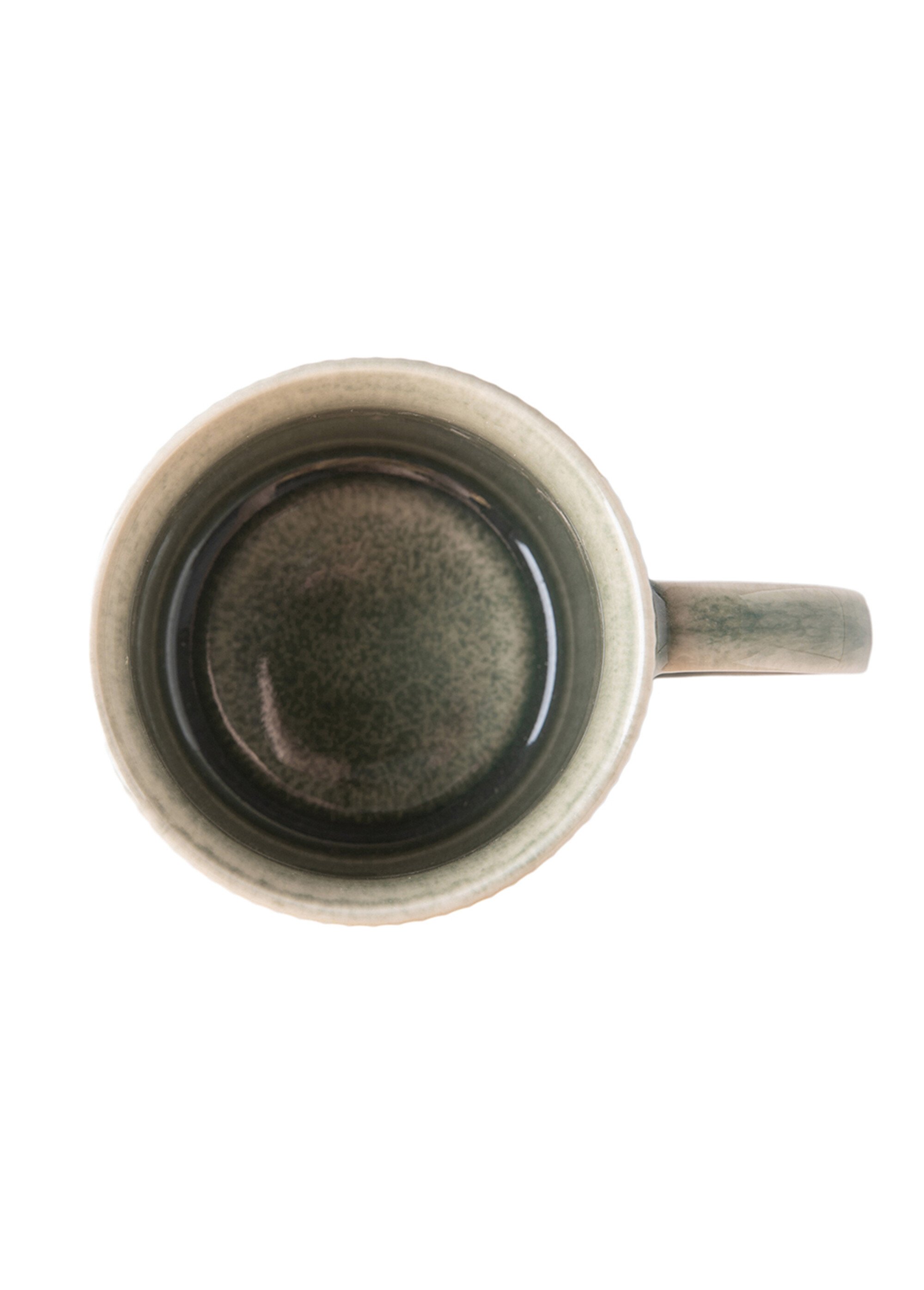 Set de 2 mugs en grès émaillé, Jade Vert 9210505 OV1