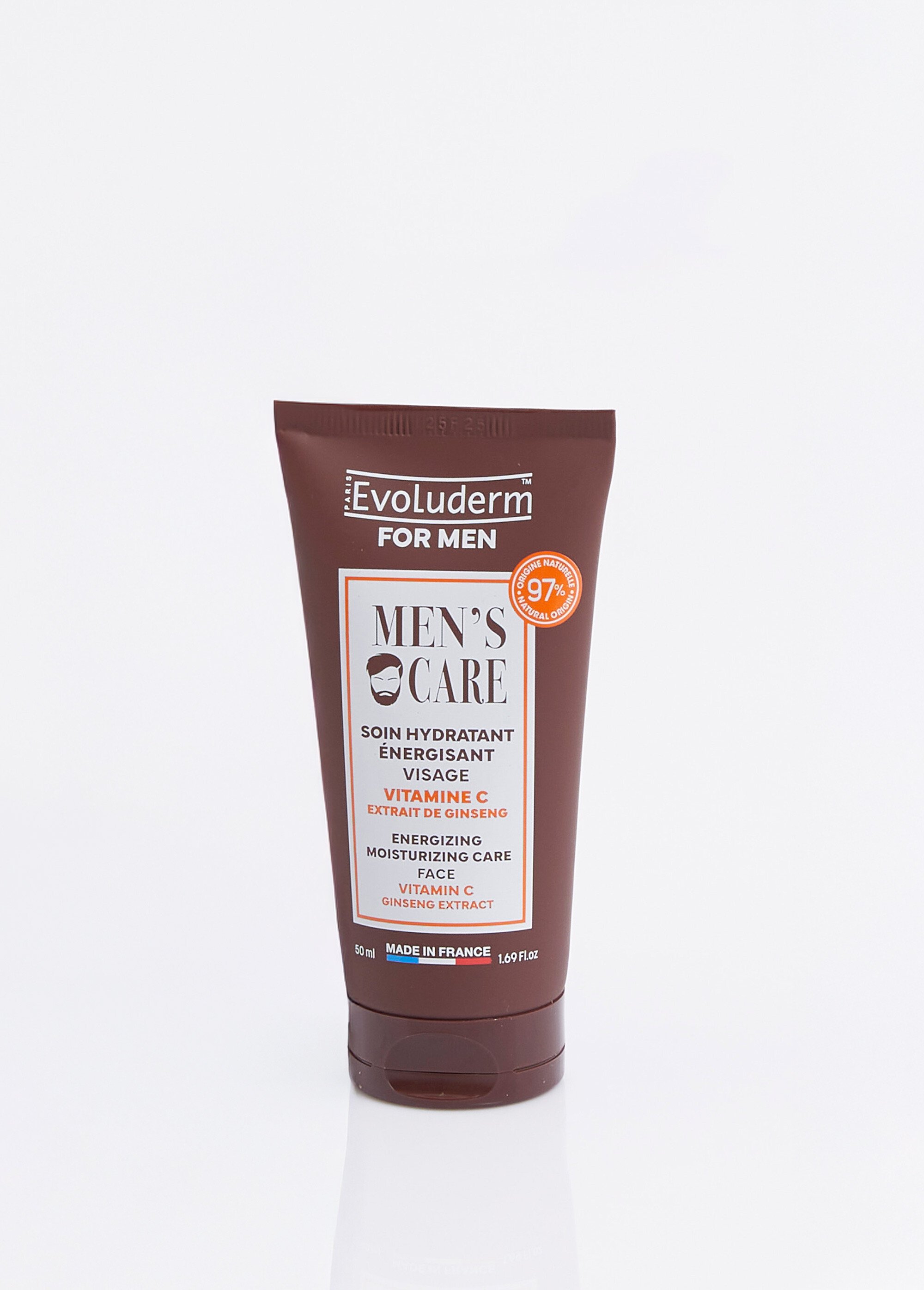 Soin hydratant énergisant visage pour homme