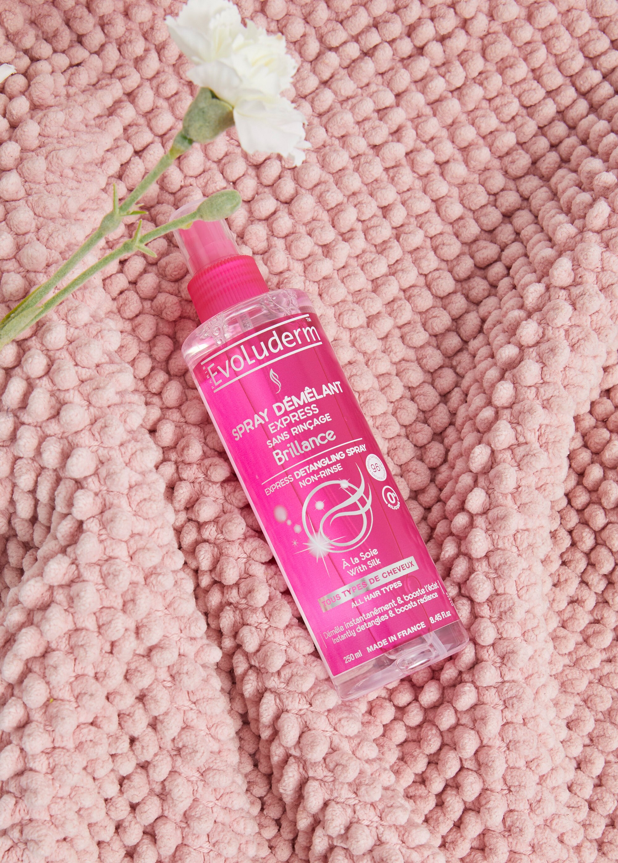 Spray Démêlant express Brillance Rose EVO-19357 SI1