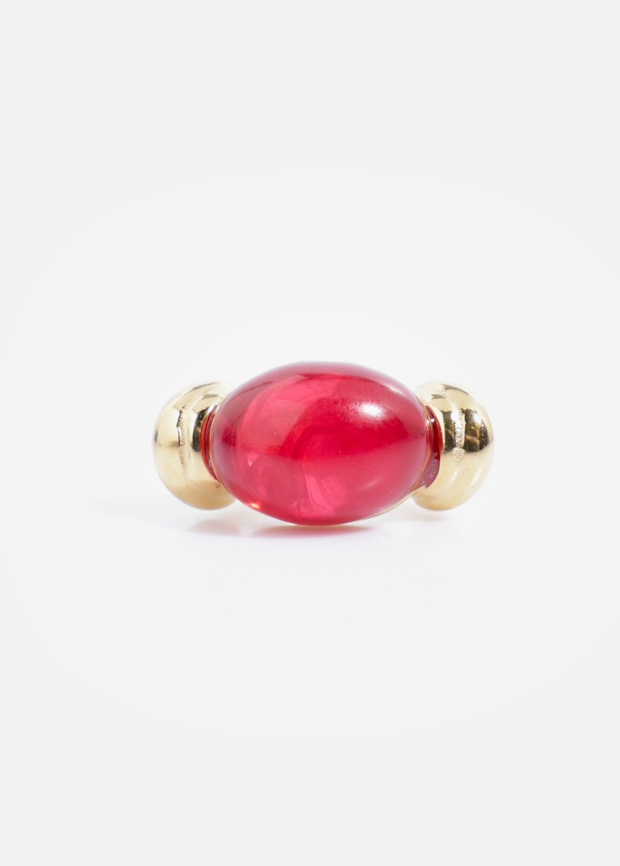 Bague perle colorée, acier inoxydable Doré AE-BA812544 DE1