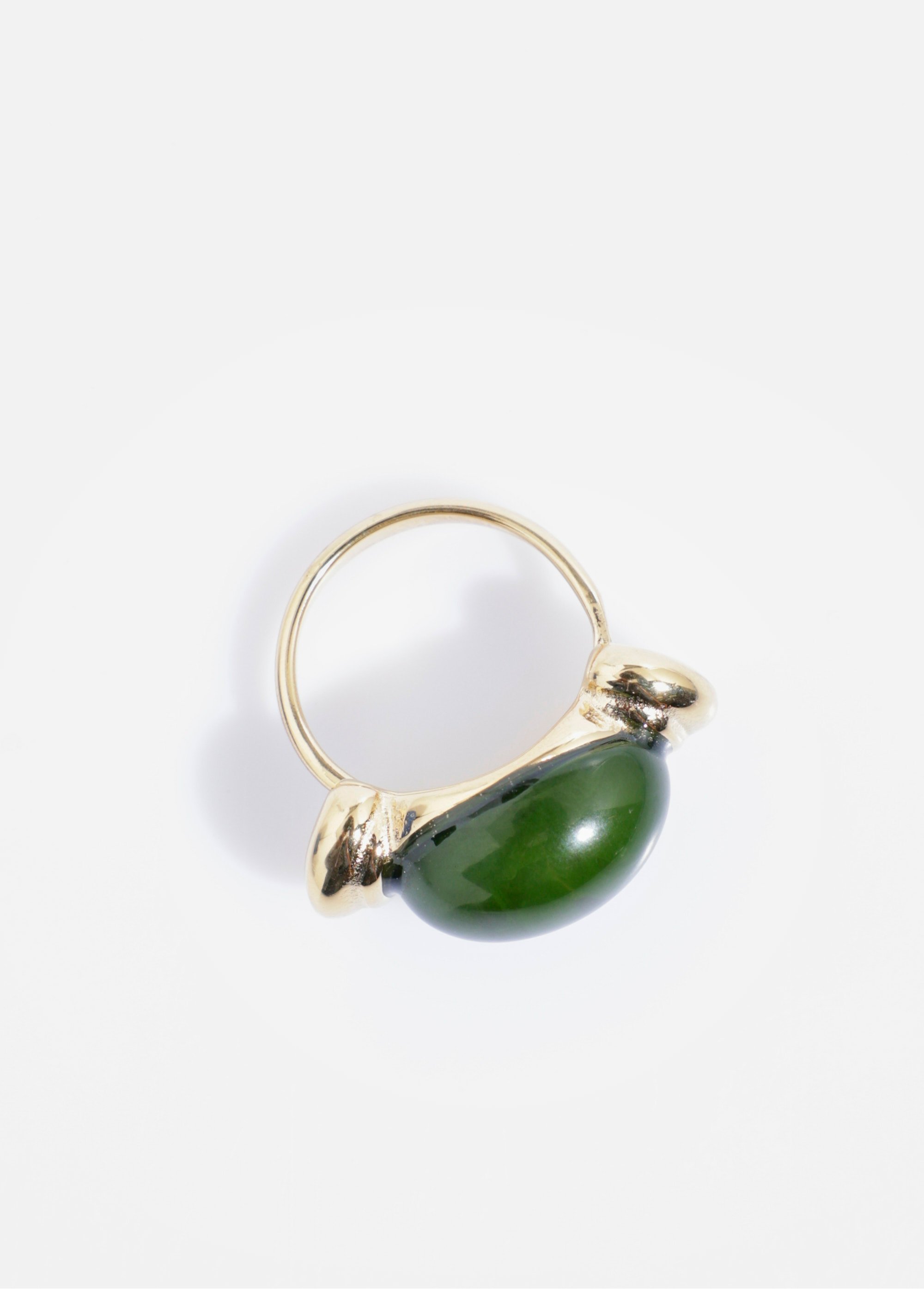 Bague perle colorée, acier inoxydable Doré AE-BA812544 FA1