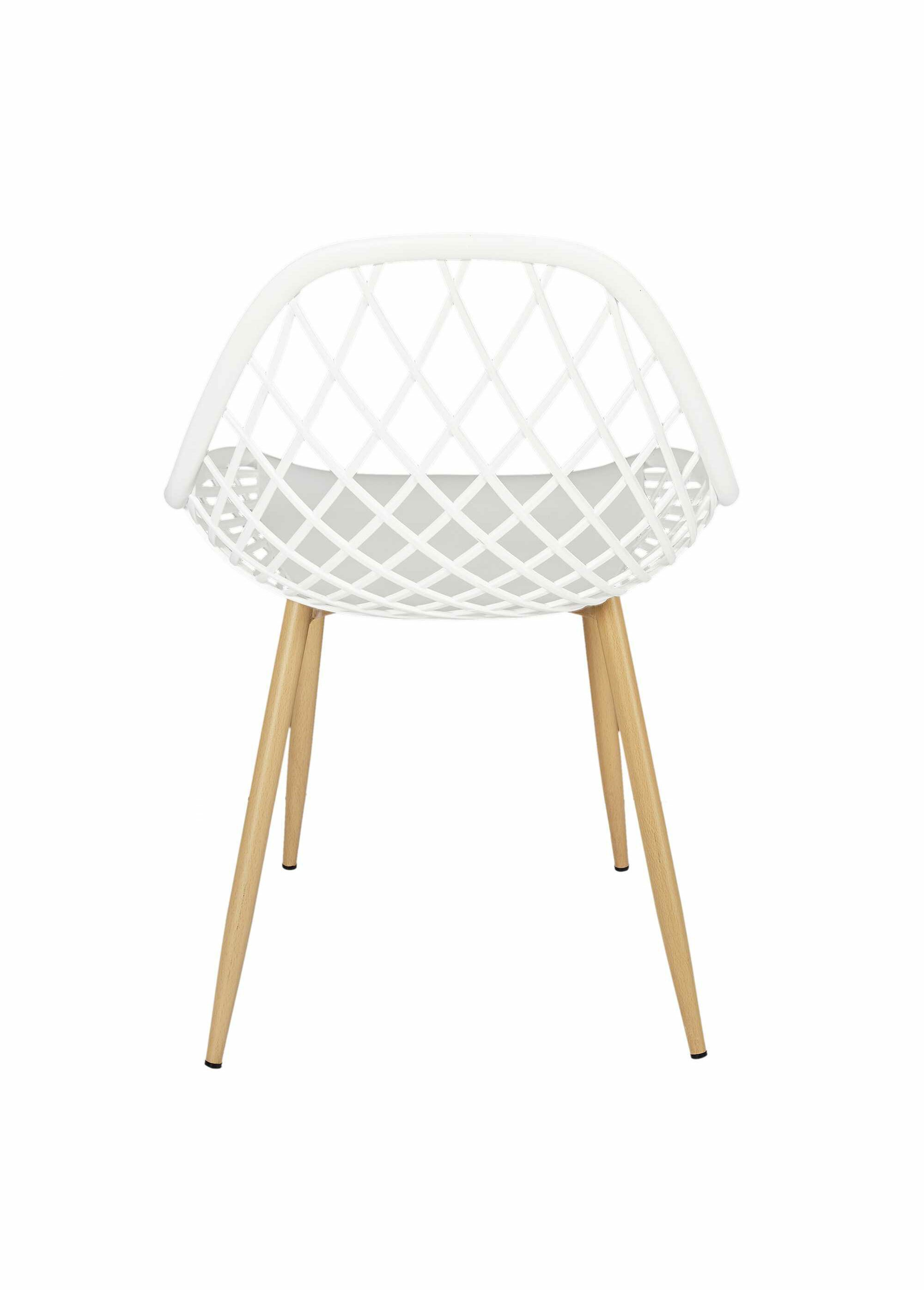 Chaises d'extérieur avec dossier alvéolé