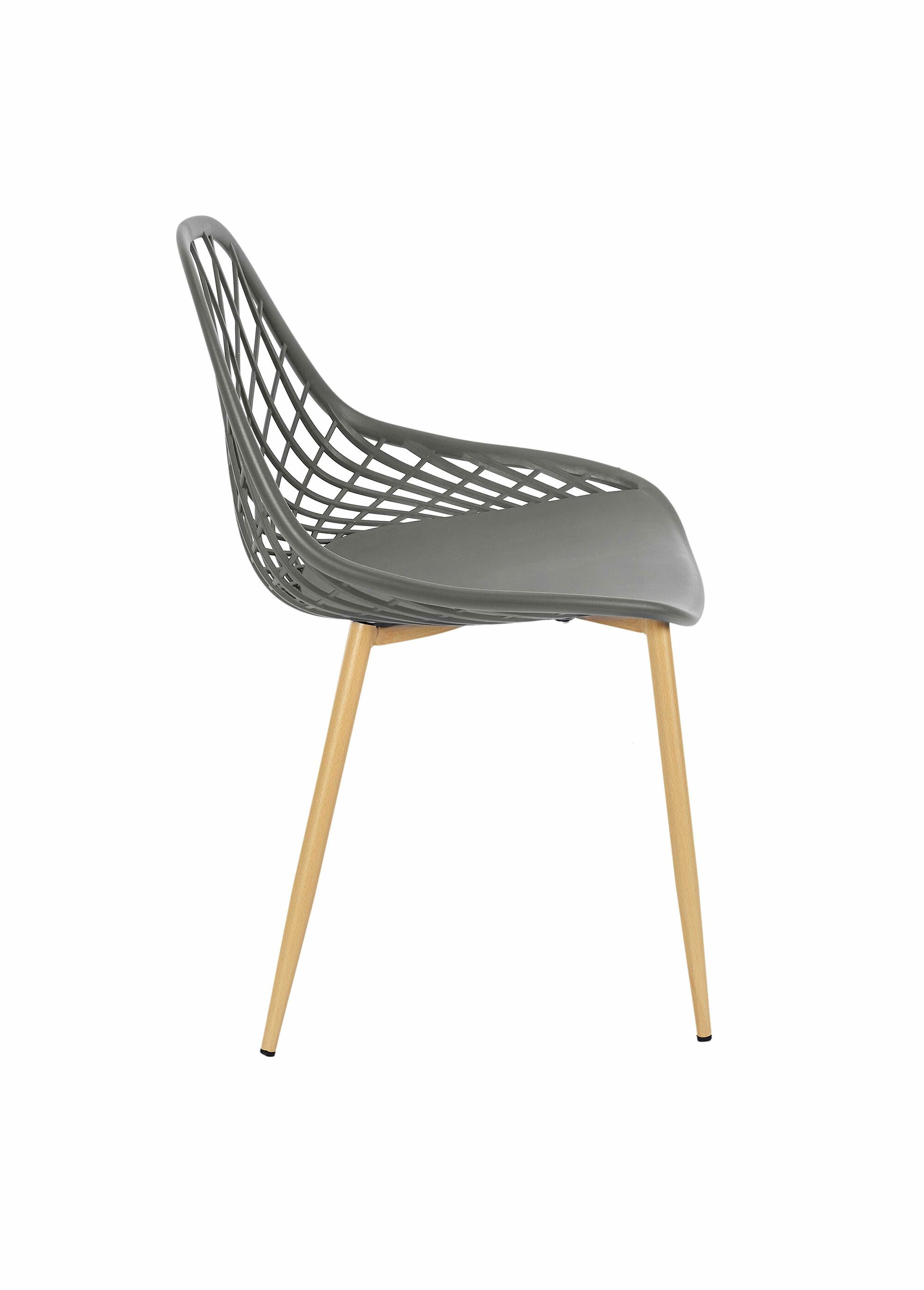Chaises d'extérieur avec dossier alvéolé