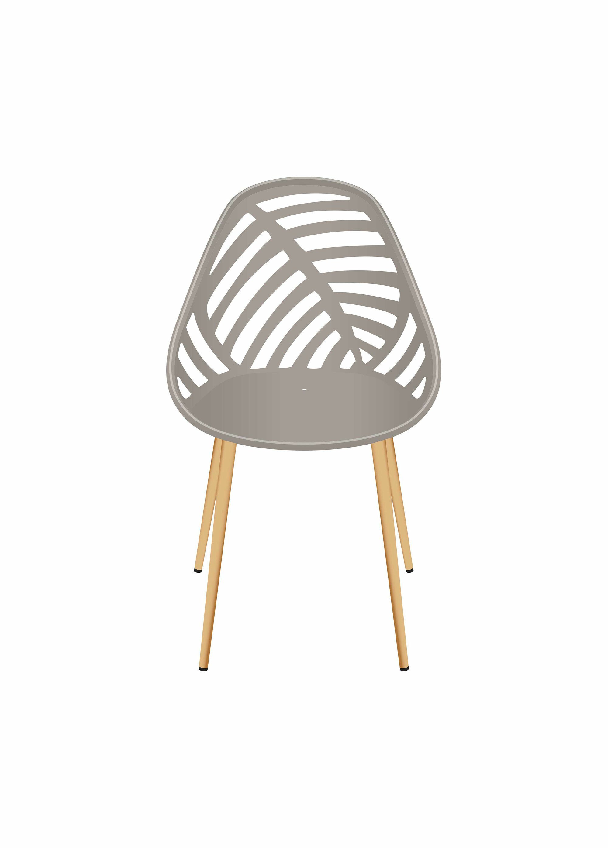 Chaises d'extérieur dossier fantaisie