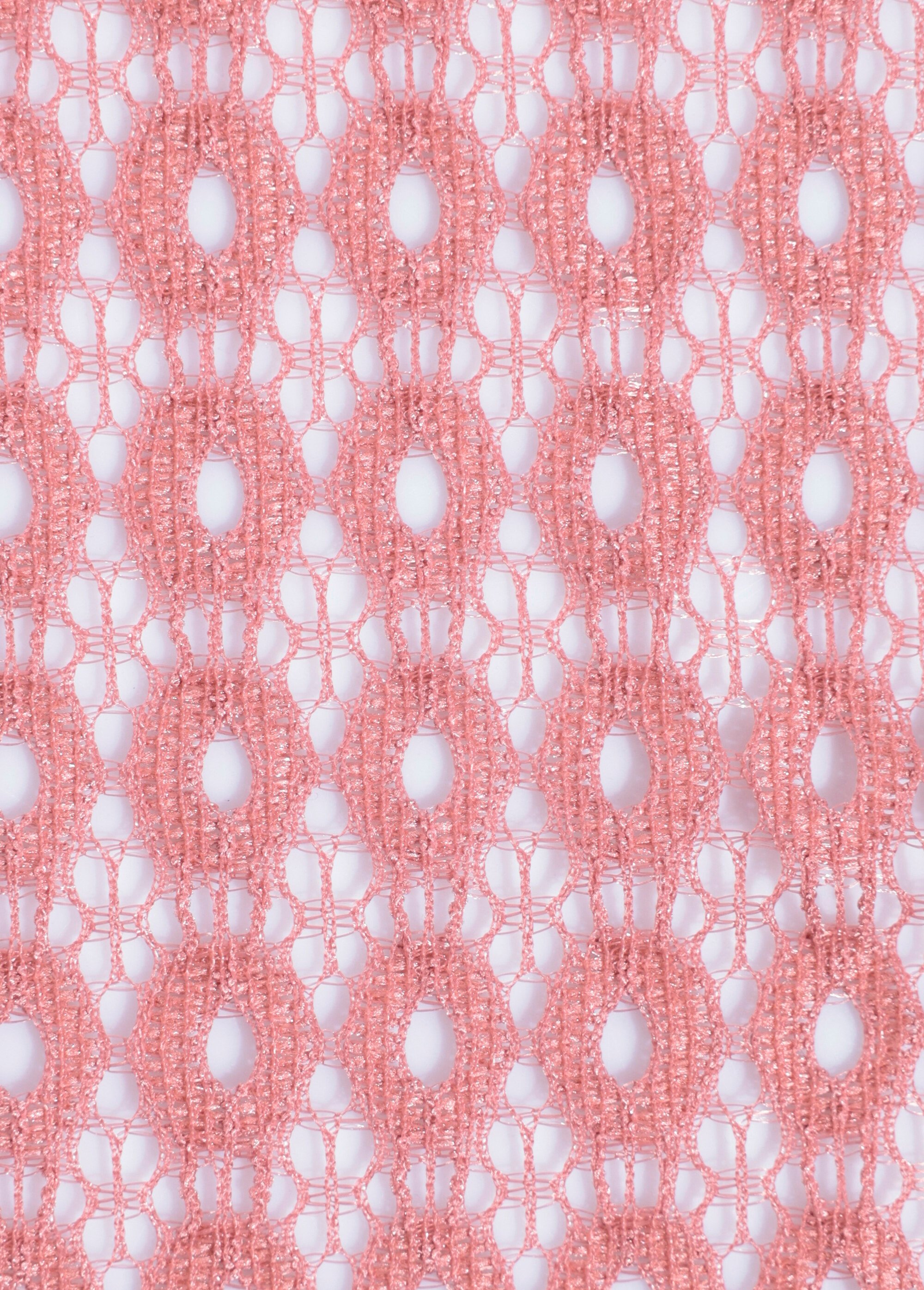 Coupon dentelle guipure ovale, 2R ROSE COT143978 DE2