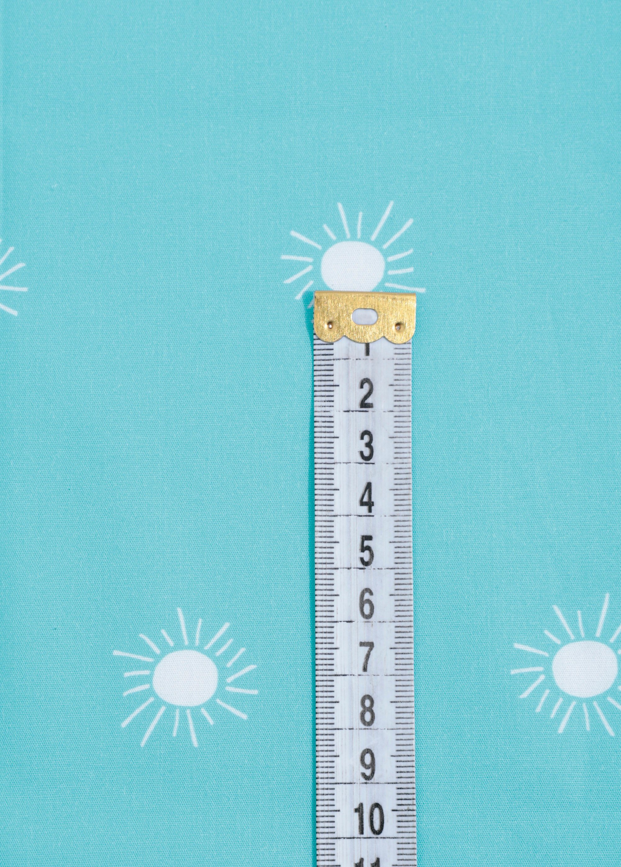 Coupon tissu patchwork soleil BLEU COT136947 DE1