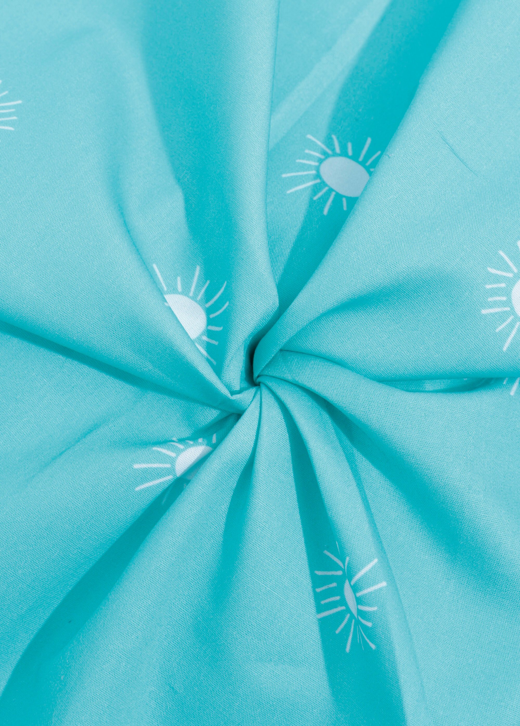 Coupon tissu patchwork soleil