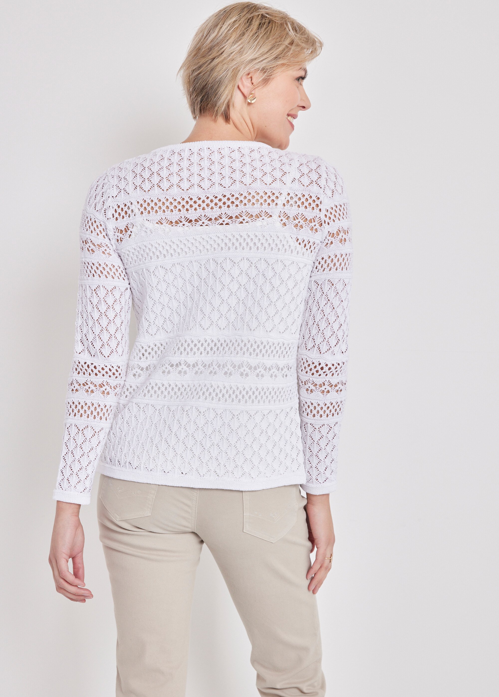 Gilet boléro manches longues