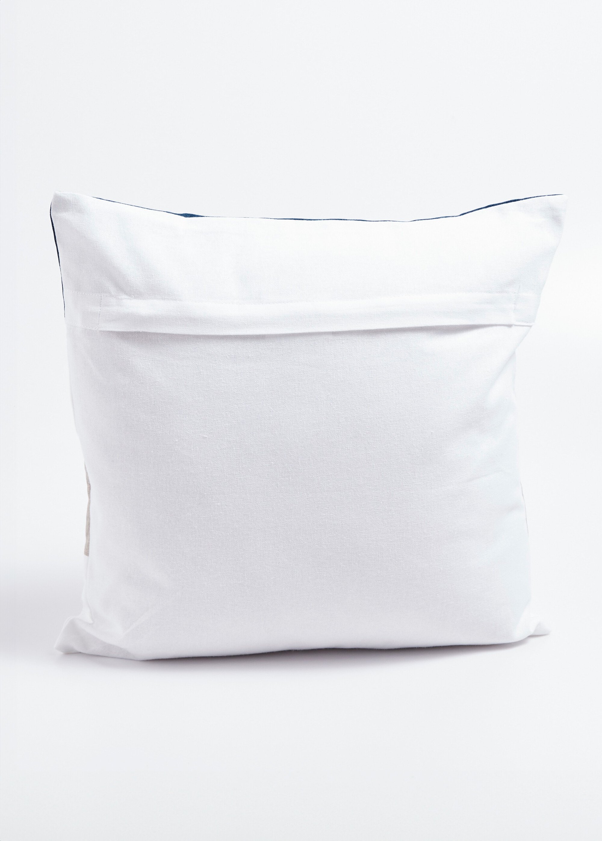 Coussin carré en coton, thème marin