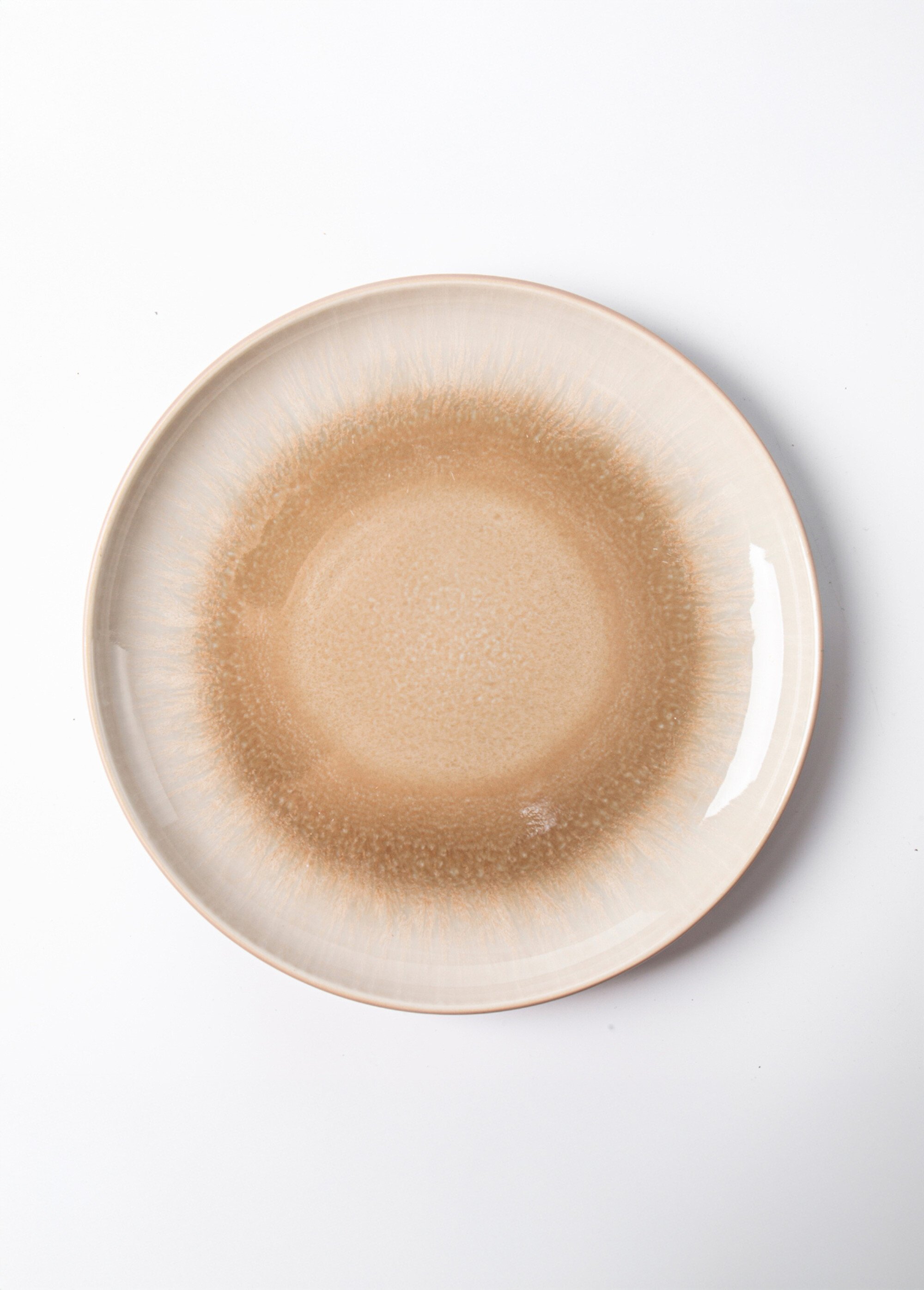 Service de table 12 pièces en grès, Iris 2 Marron 9210851 OV2
