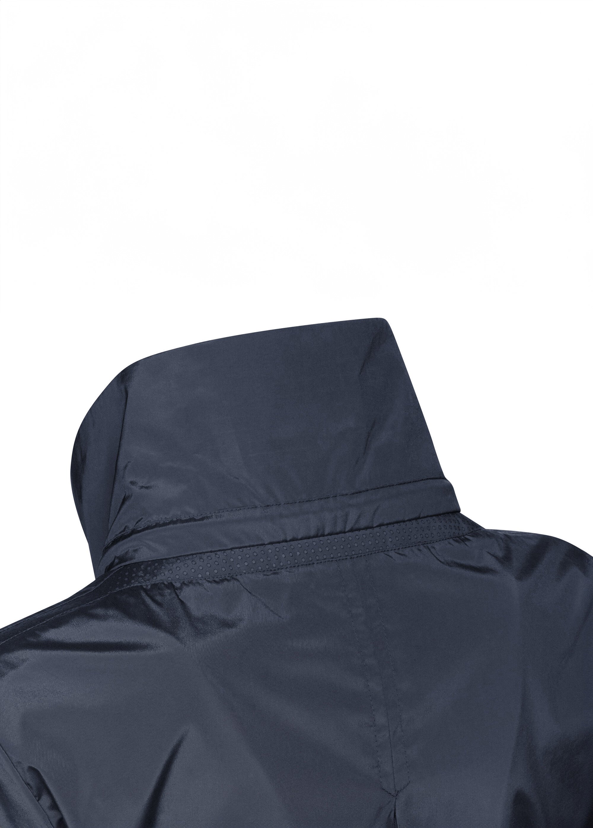 Veste déperlante, col montant resserrable Femme Bleu GEO-W5520U DE1