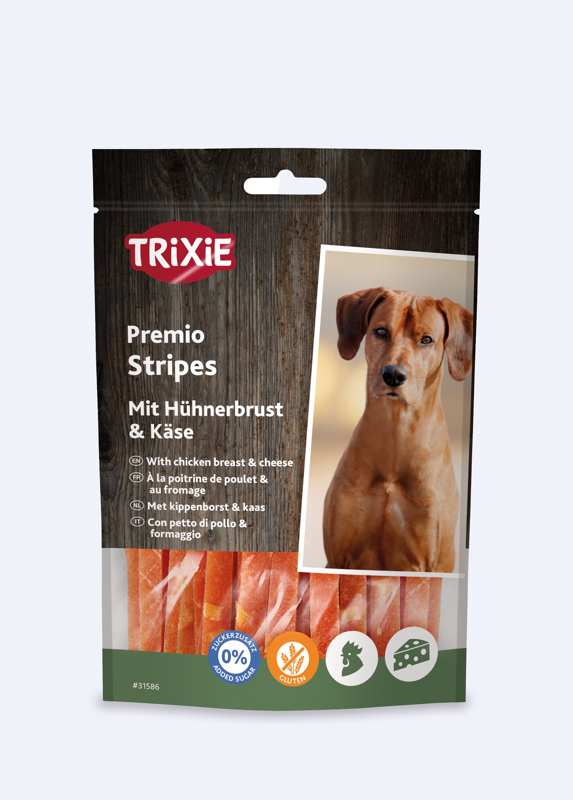 Batonnets poulet-fromage PREMIO pour chien