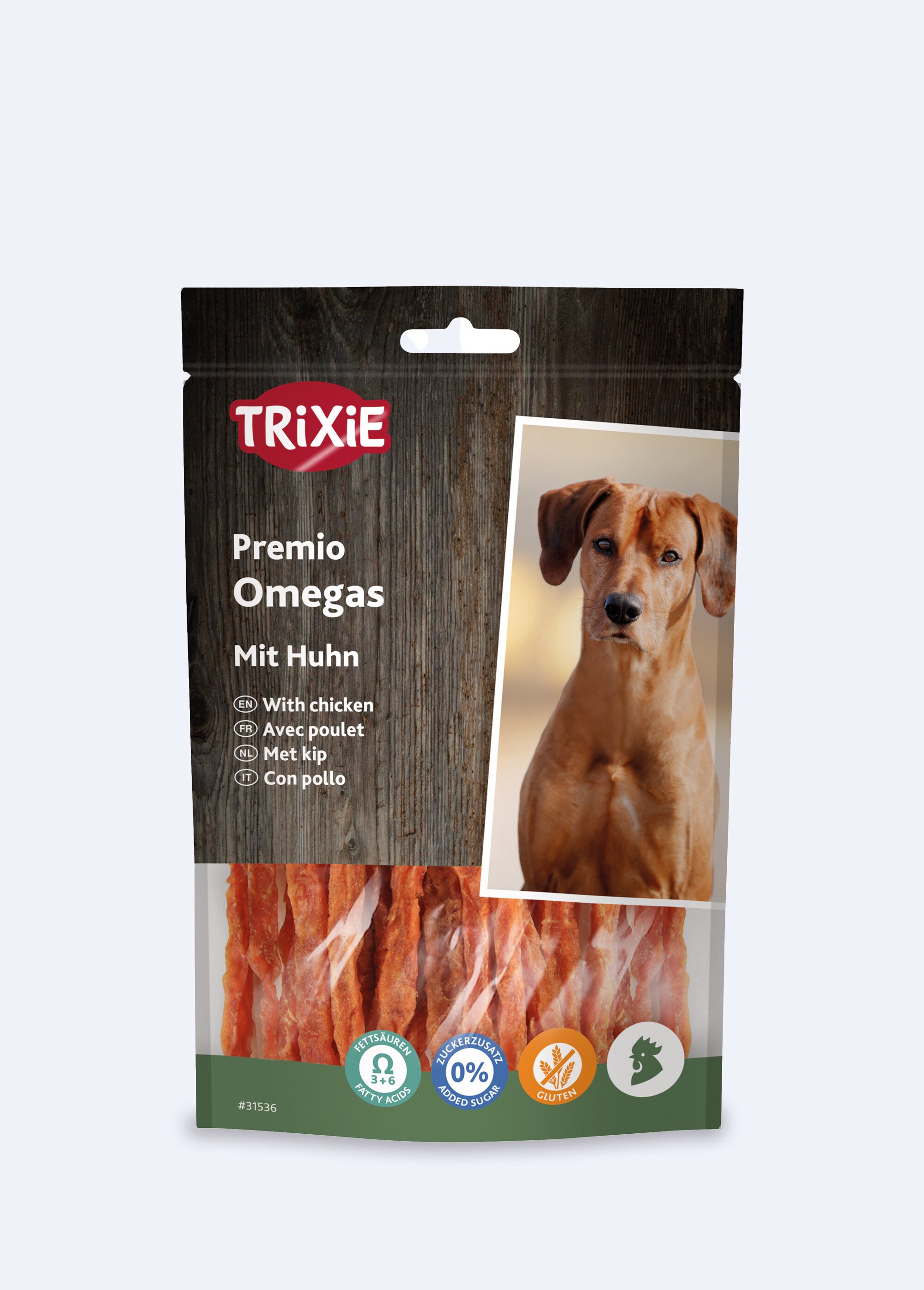 Batonnets poulet-omégas PREMIO pour chien