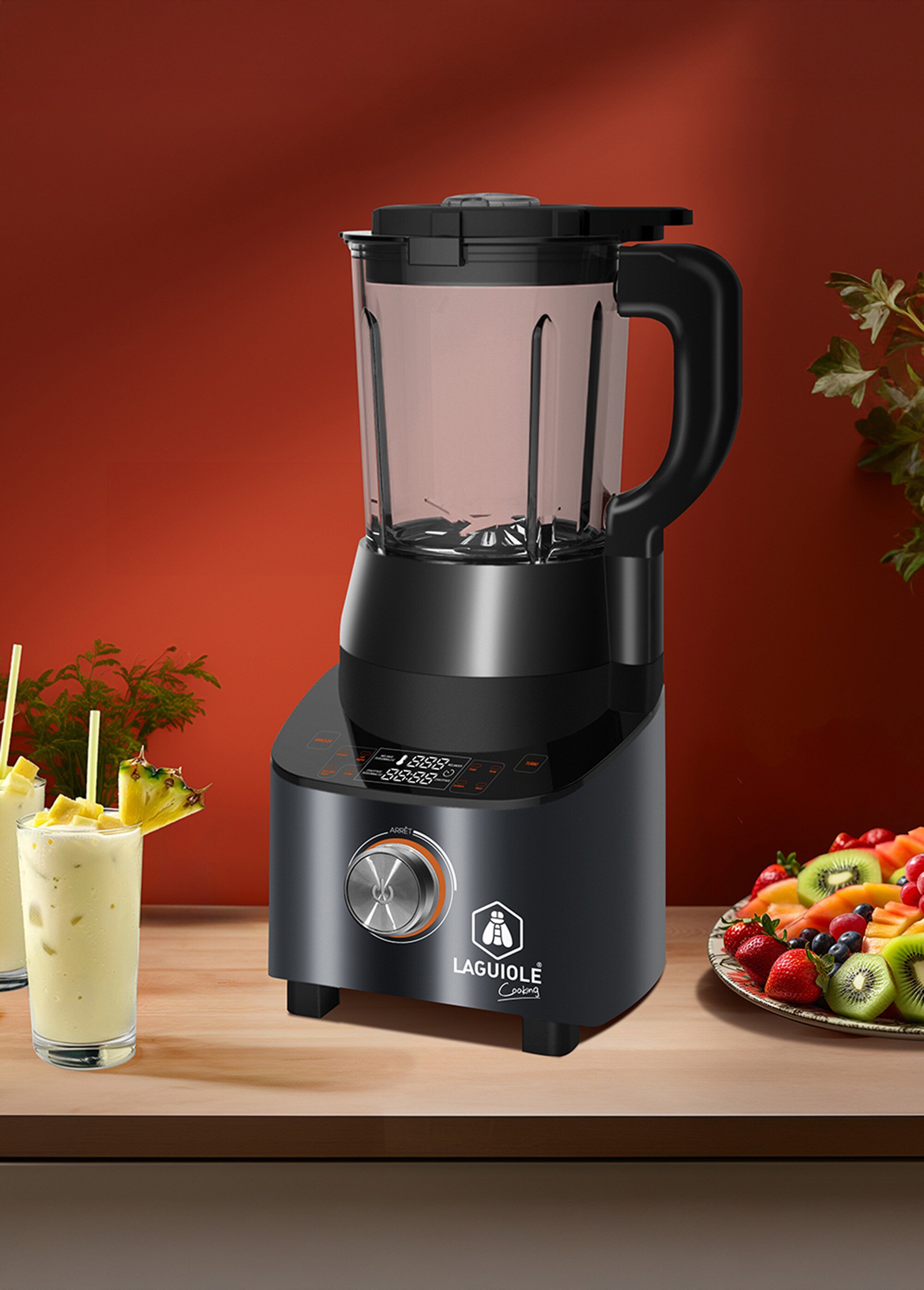 Blender chauffant multifonctions 1500W Noir 9220400 SF1