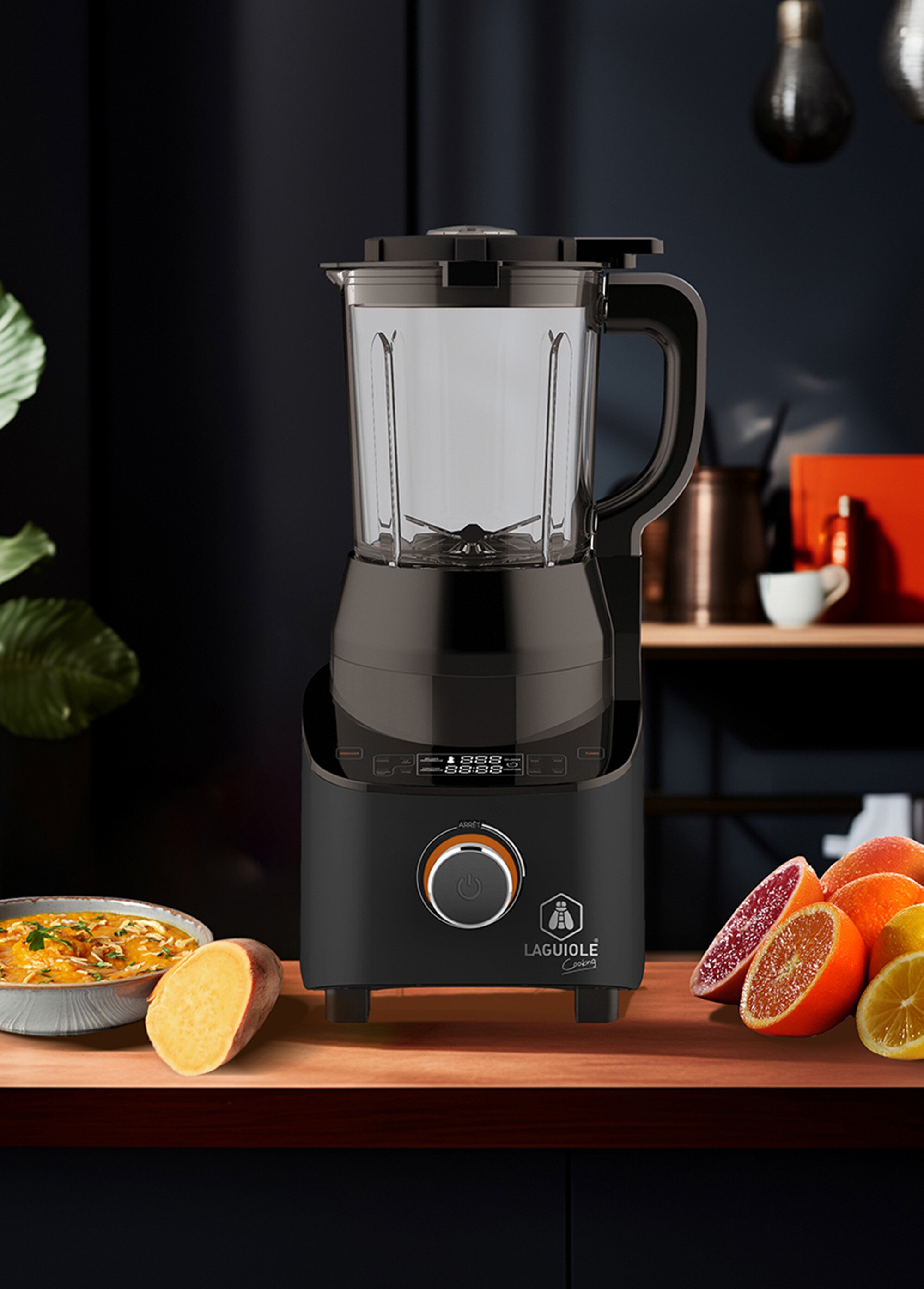 Blender chauffant multifonctions 1500W Noir 9220400 SF2