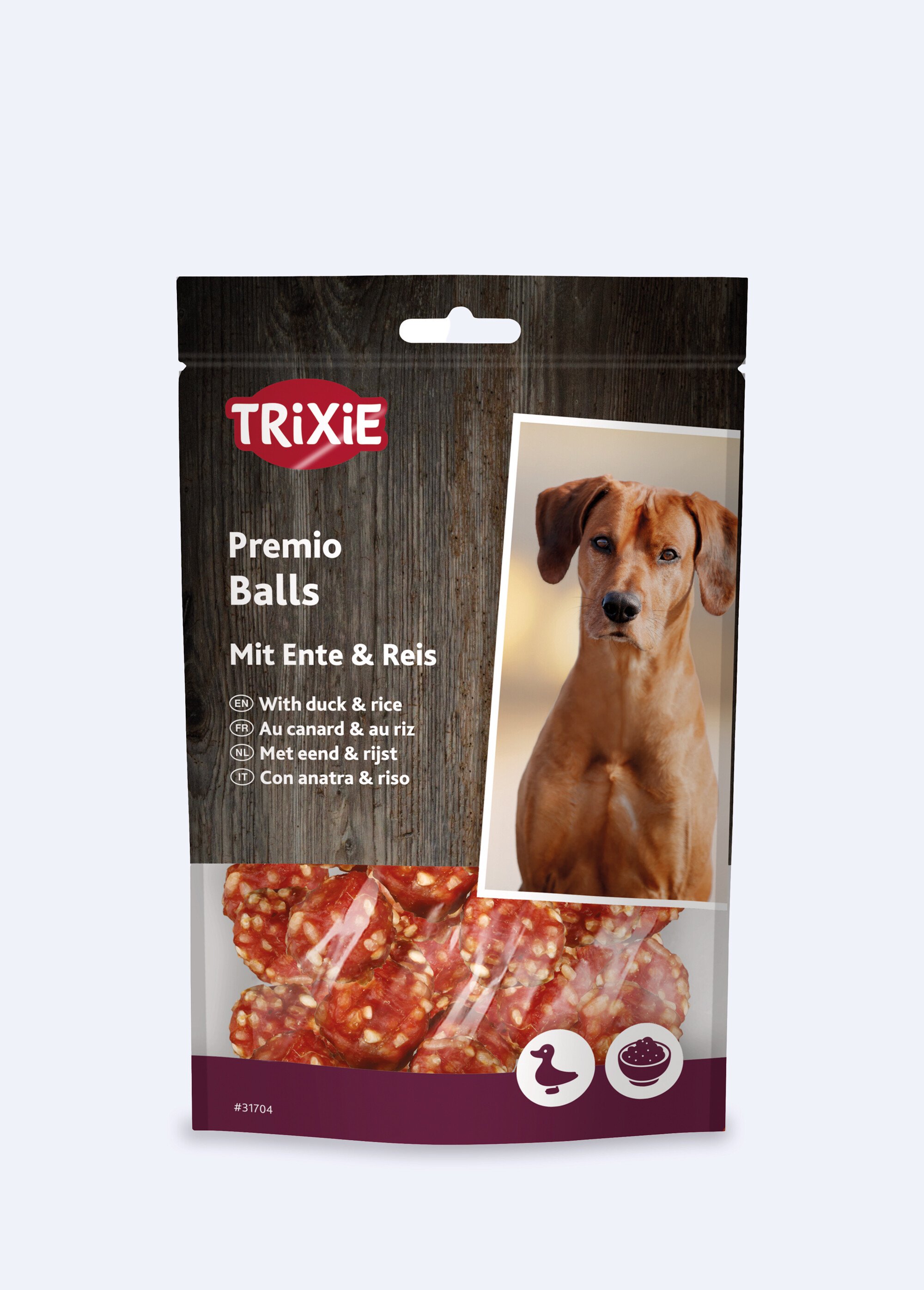 Boulettes canard-riz PREMIO pour chien