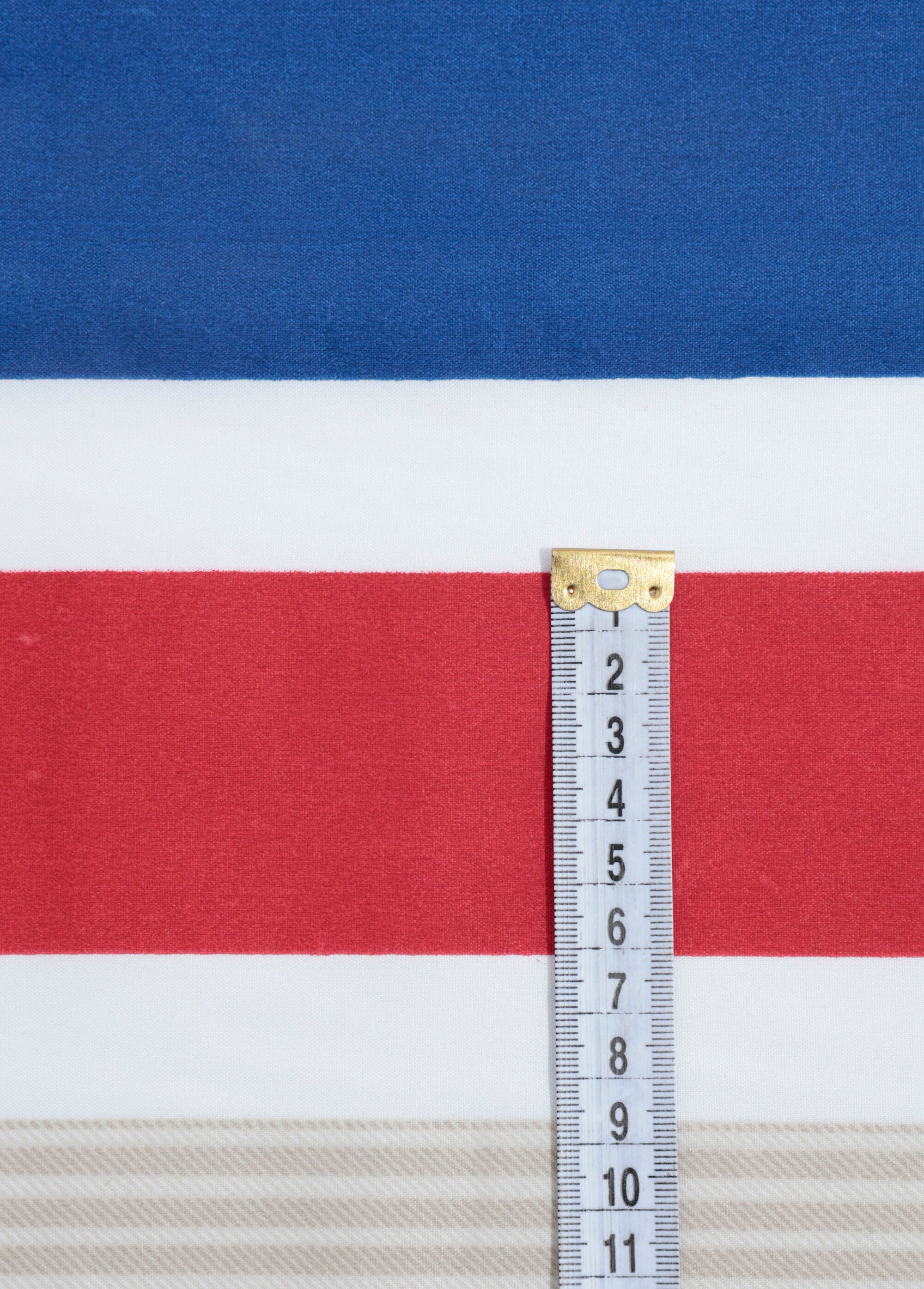 Coupon tissu ameublement rayé et motif 1 GRIS COT74575-1 DE1