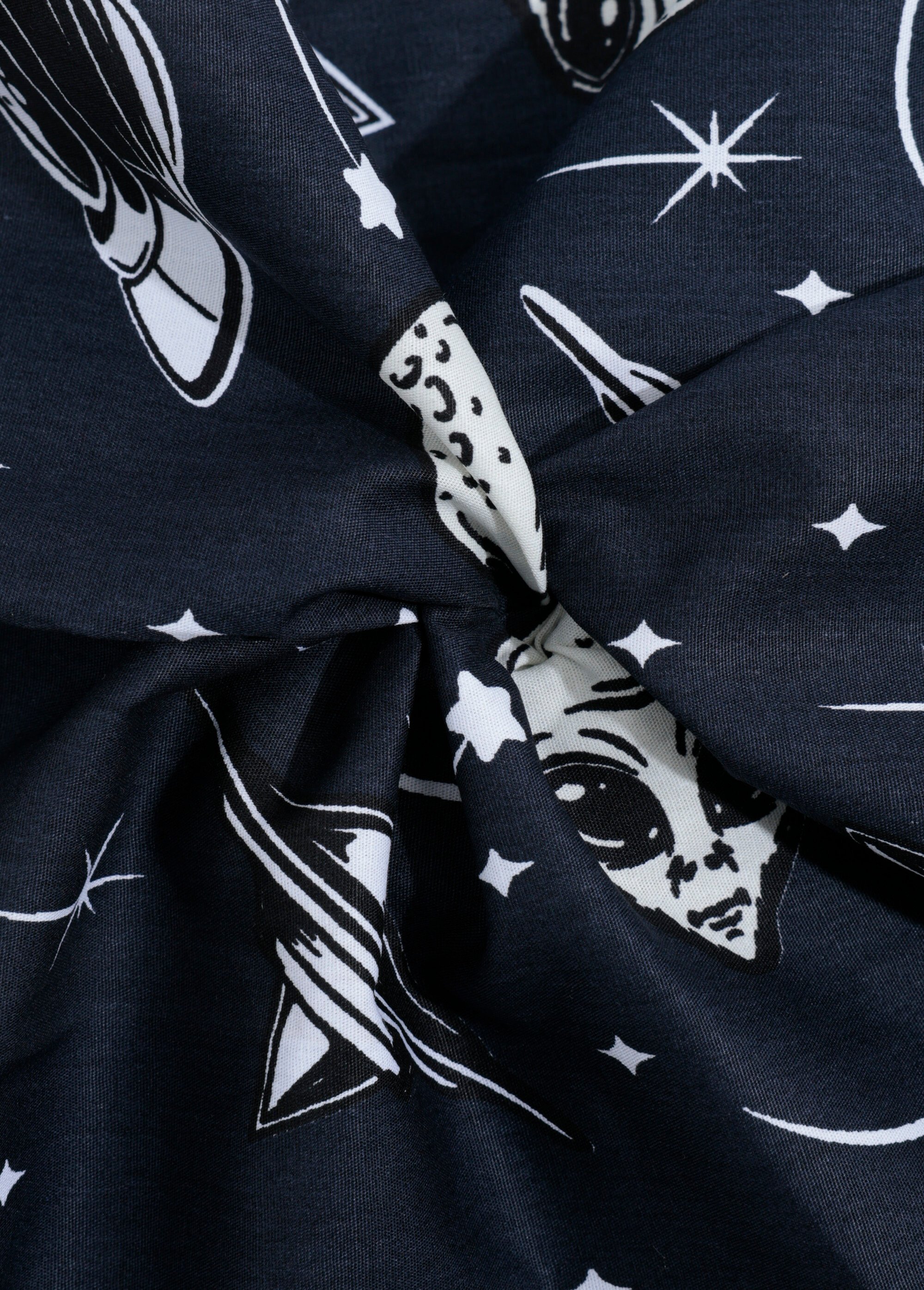 Coupon tissu patchwork imprimé martien